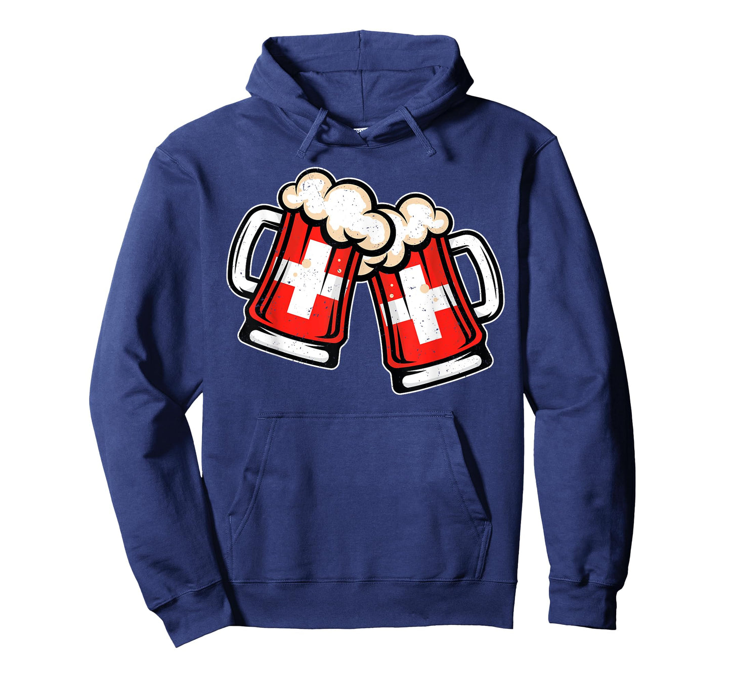 Switzerland Flag Beer Mug - Cool Swiss Beer T-Shirt