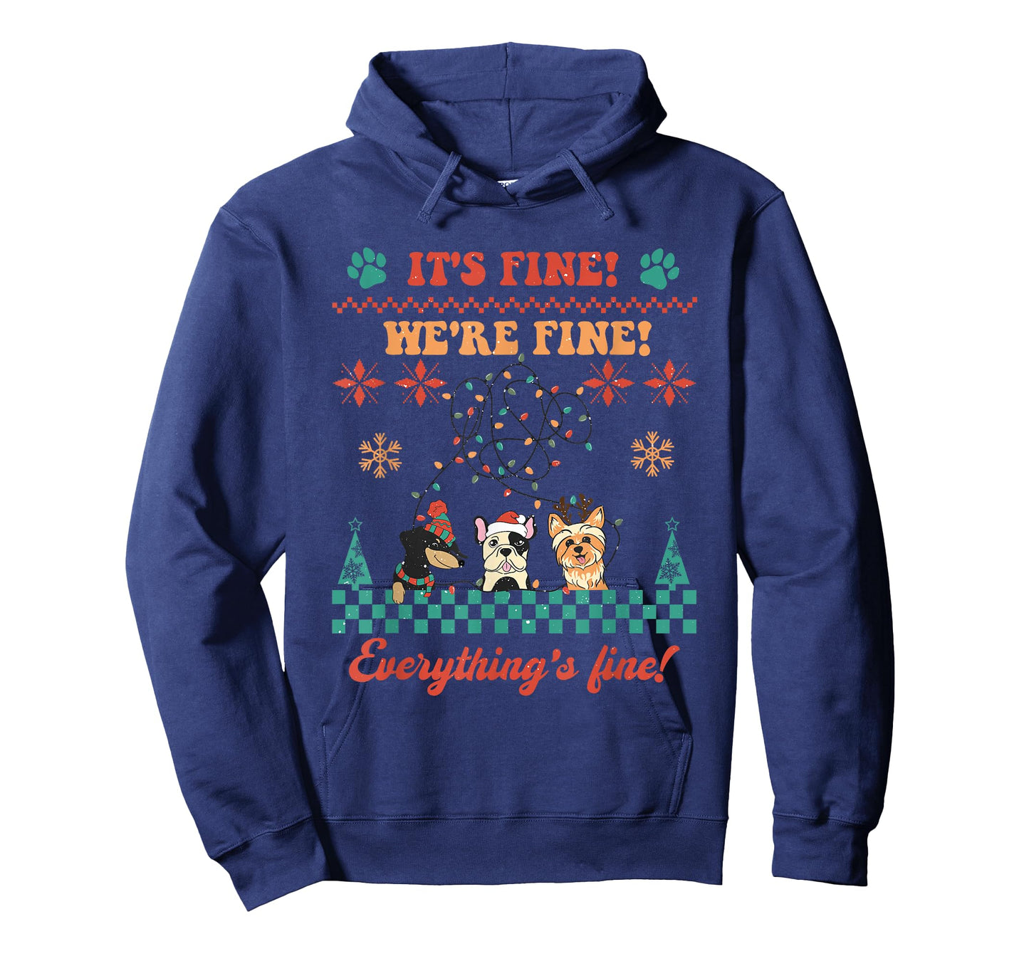 Dog Lover Christmas Ugly Sweater Cute Puppy Owner Funny Xmas T-Shirt