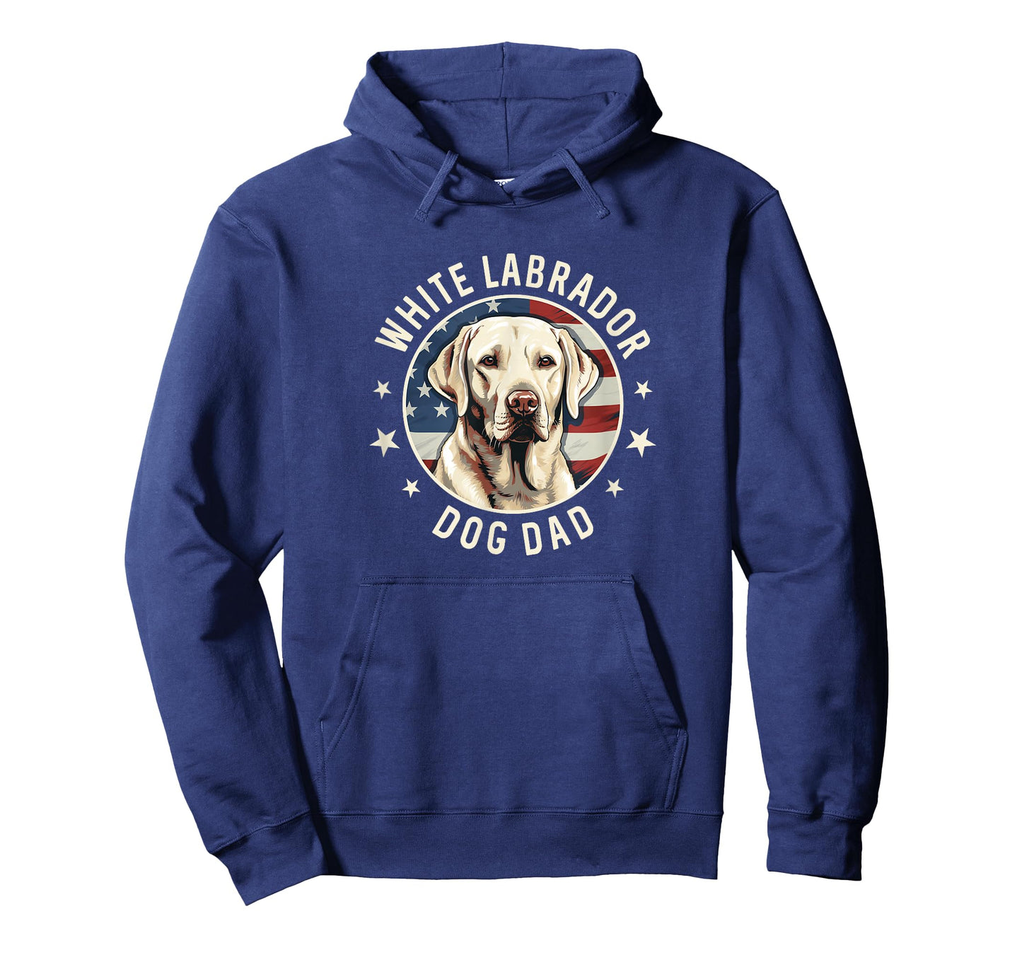 White Labrador Retriever Dog Dad T-Shirt