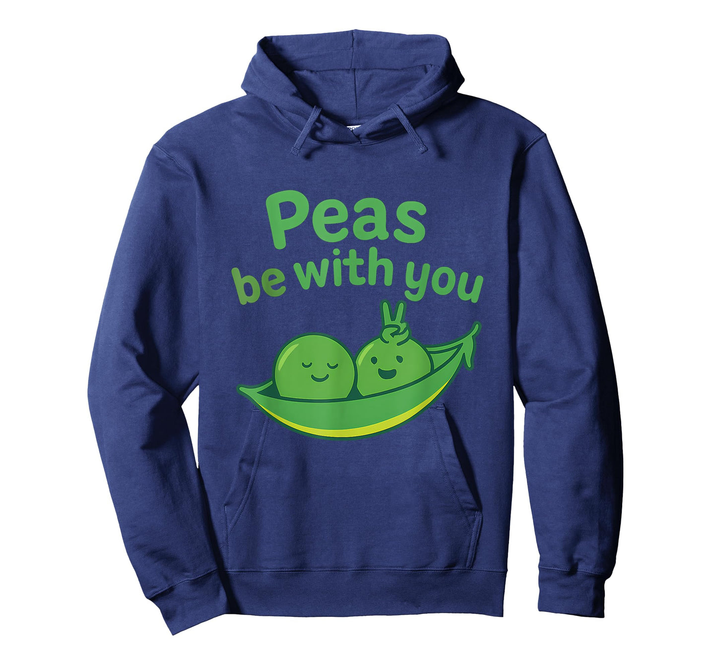 Peas Be With You Pea Pod Pun Graphic T-Shirt