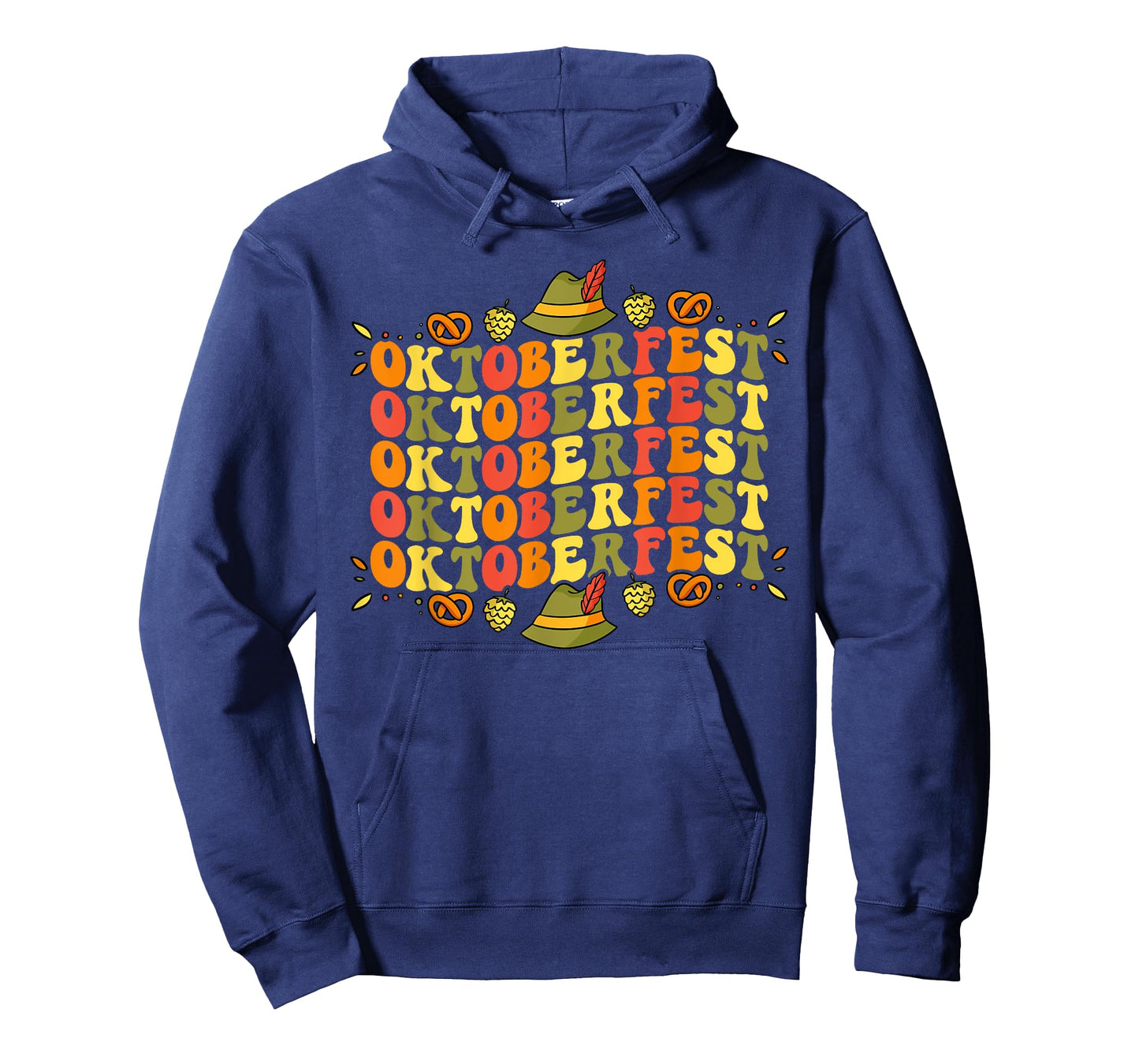 Oktoberfest Retro Groovy German Things Bavarian Festival T-Shirt