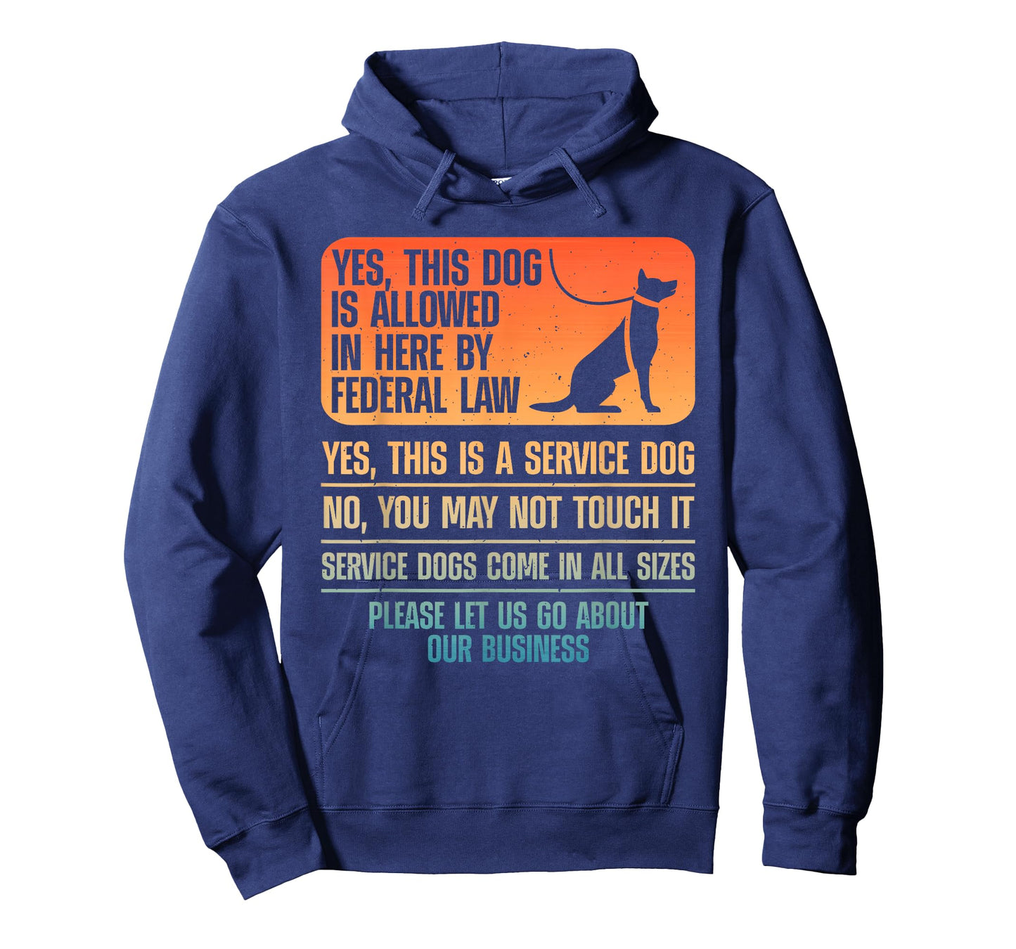 Service Dog Design For Men Women Assistance Dog Service Dog T-Shirt