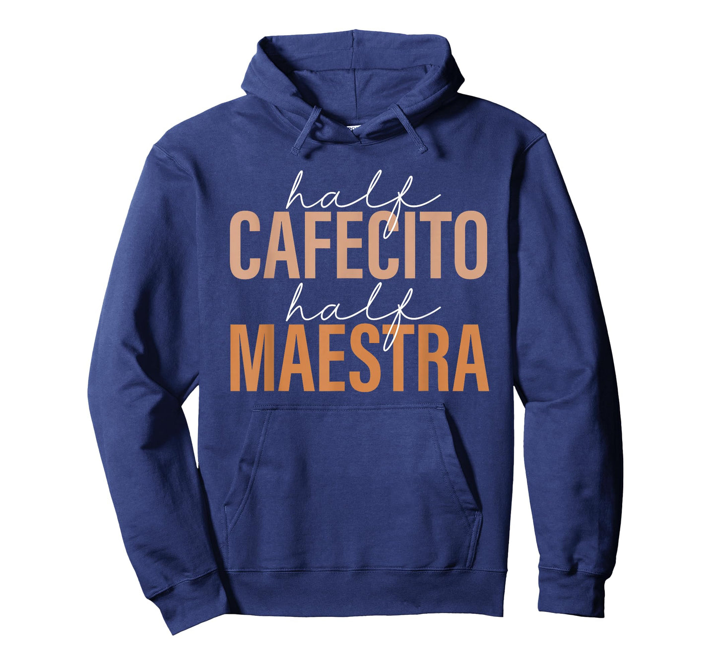 Half Cafecito Half Maestra Bilingual Teacher Spanish Mexican T-Shirt