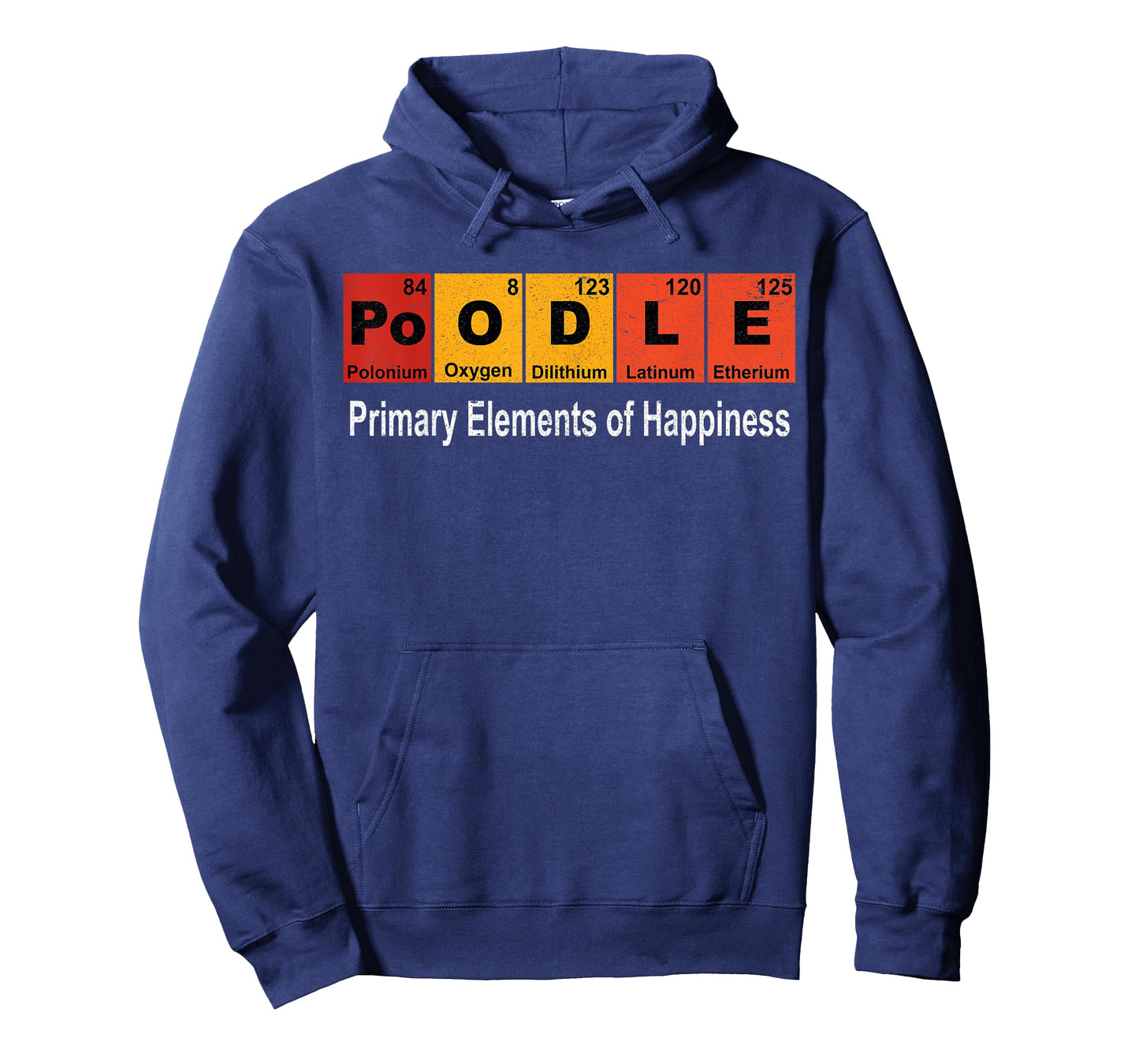 Poodle Dog Science Funny Periodic Table T-Shirt