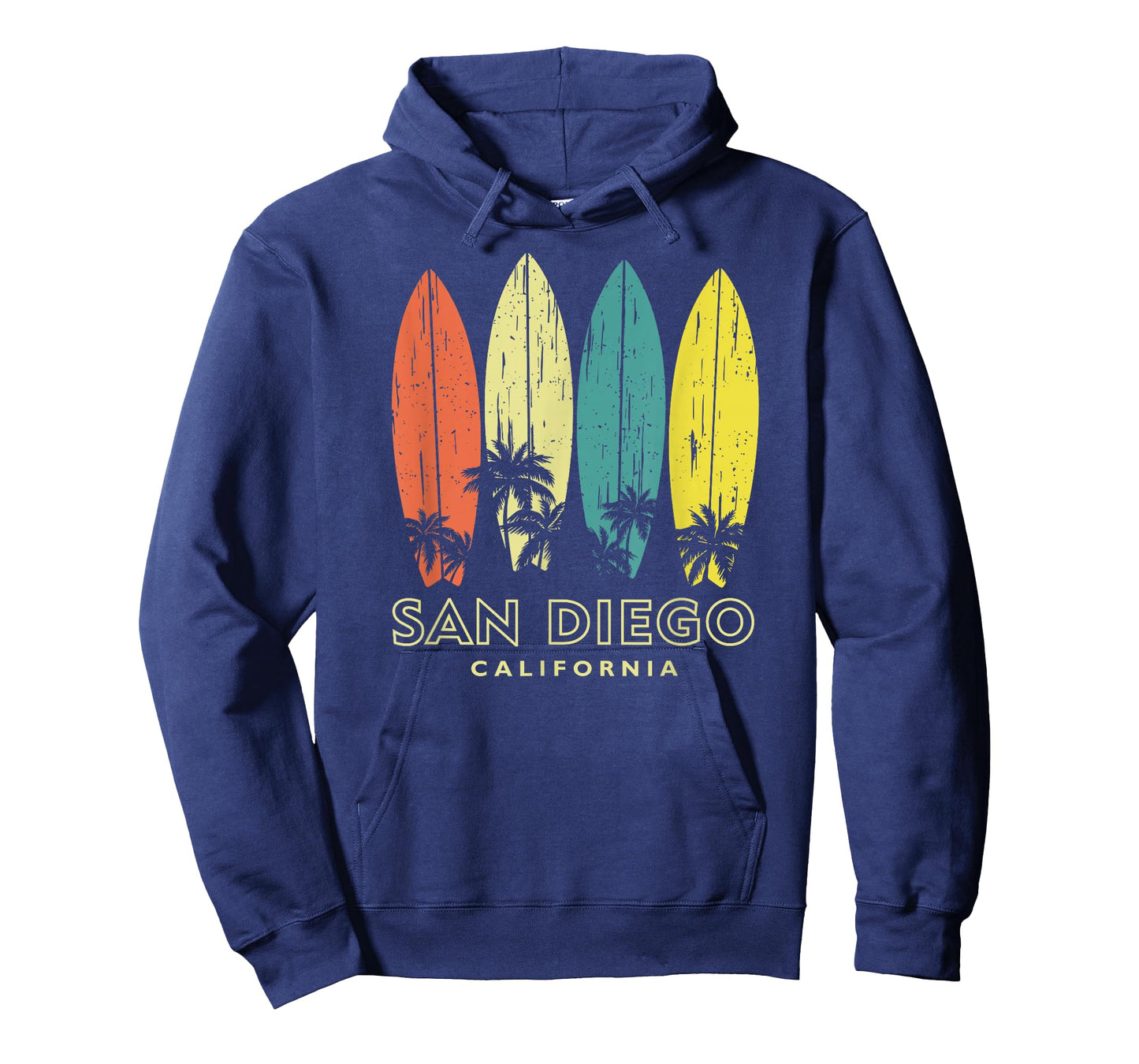 San Diego California Retro Surfboards Vintage Boys Girls T-Shirt