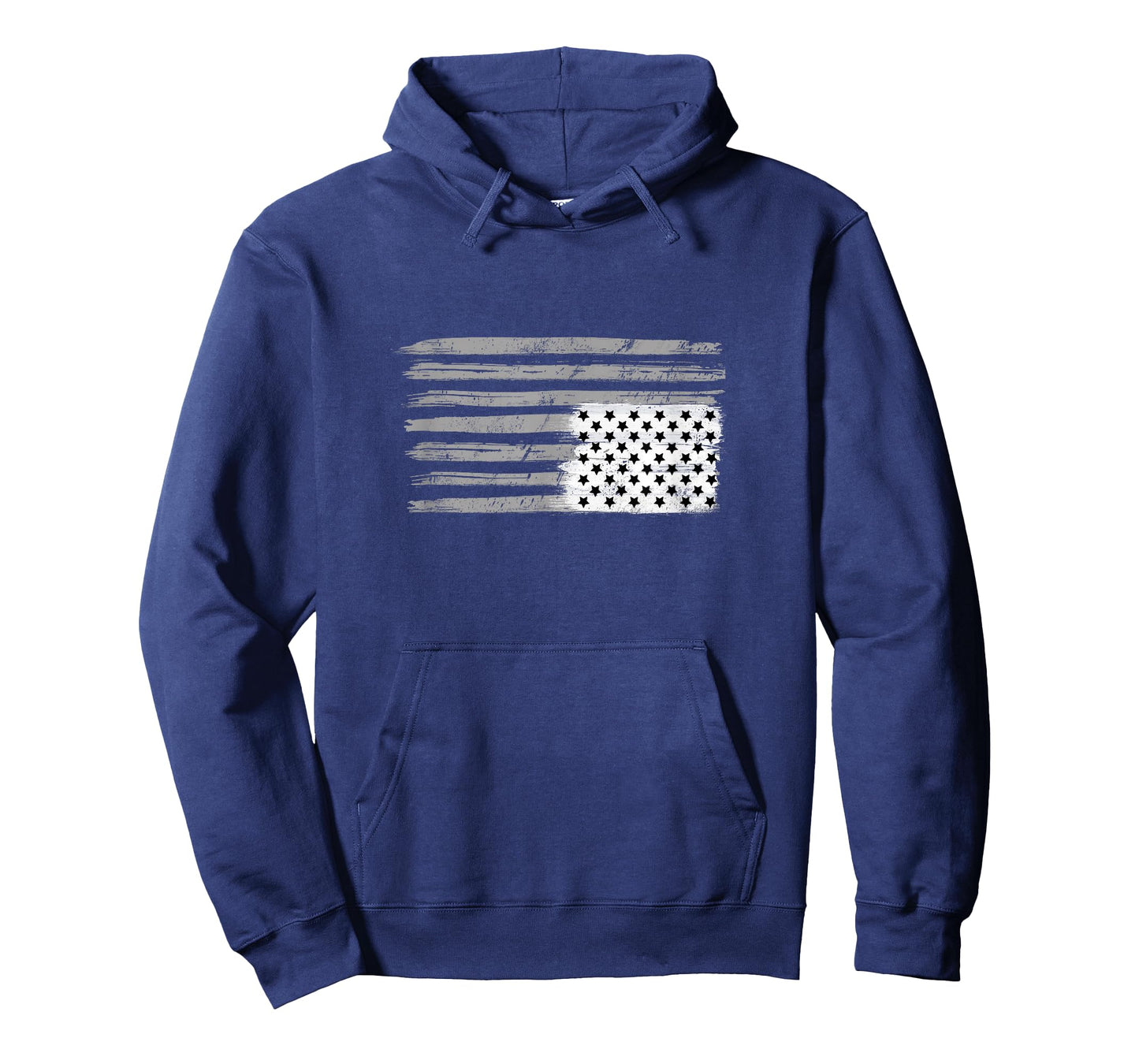 Black and White American Flag Resist Upside Down USA T-Shirt T-Shirt