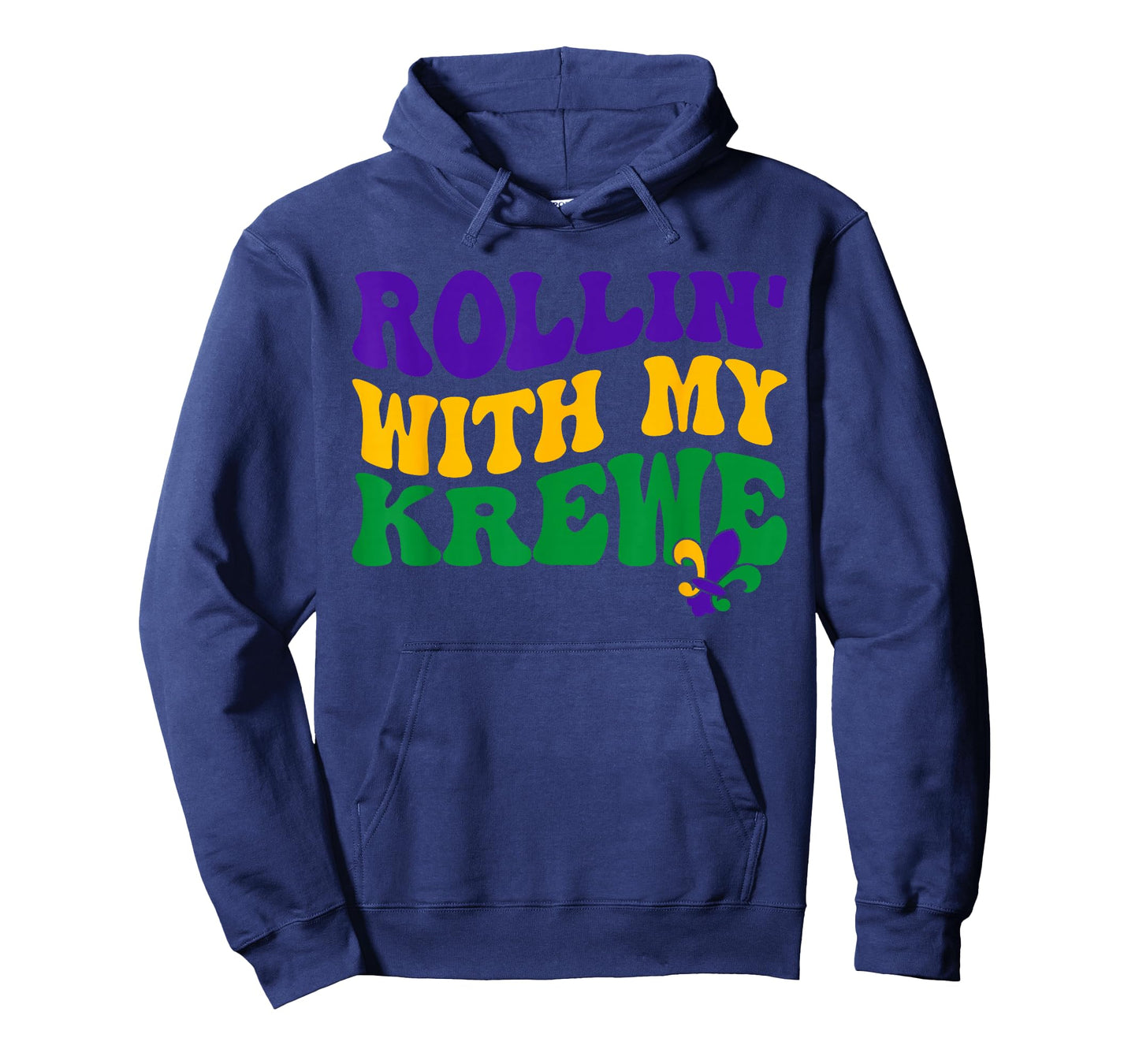 Rollin' With My Krewee Mardi Gras Carnival Parade Festival T-Shirt