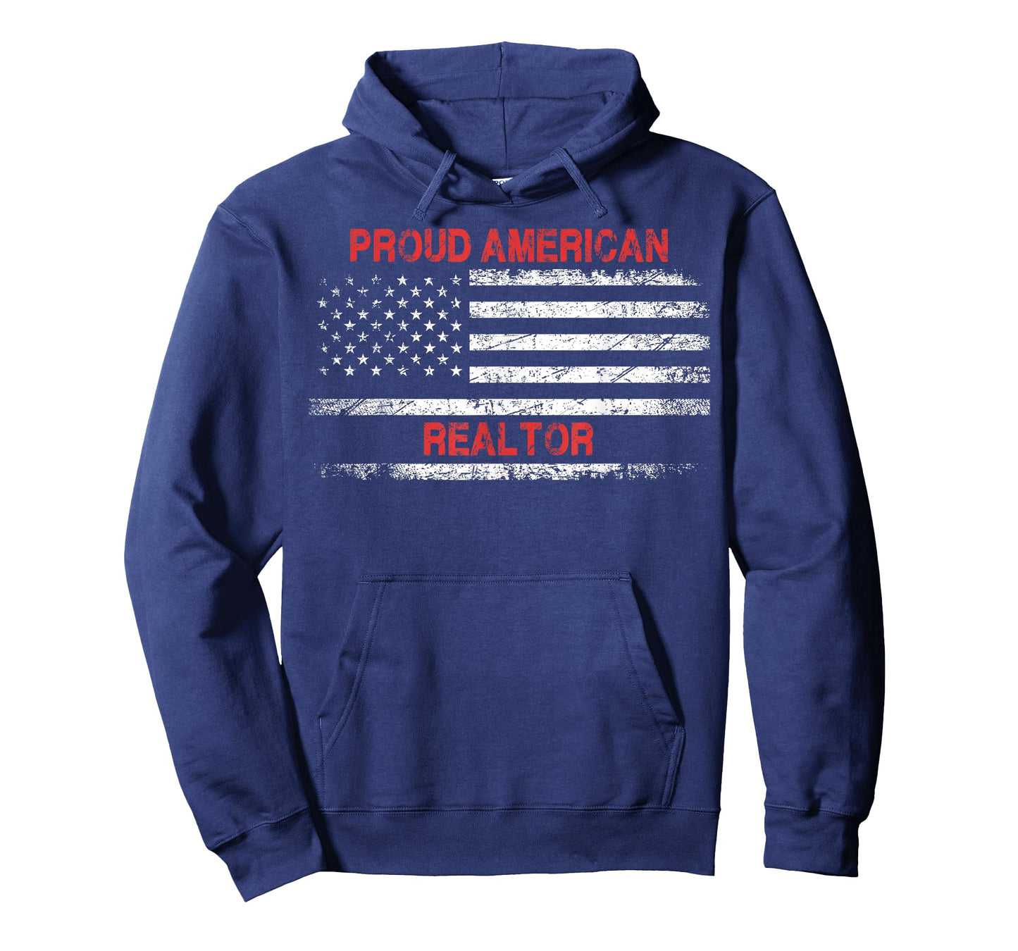 Proud American Patriotic USA Flag Gift Realtor T-Shirt for Women Men