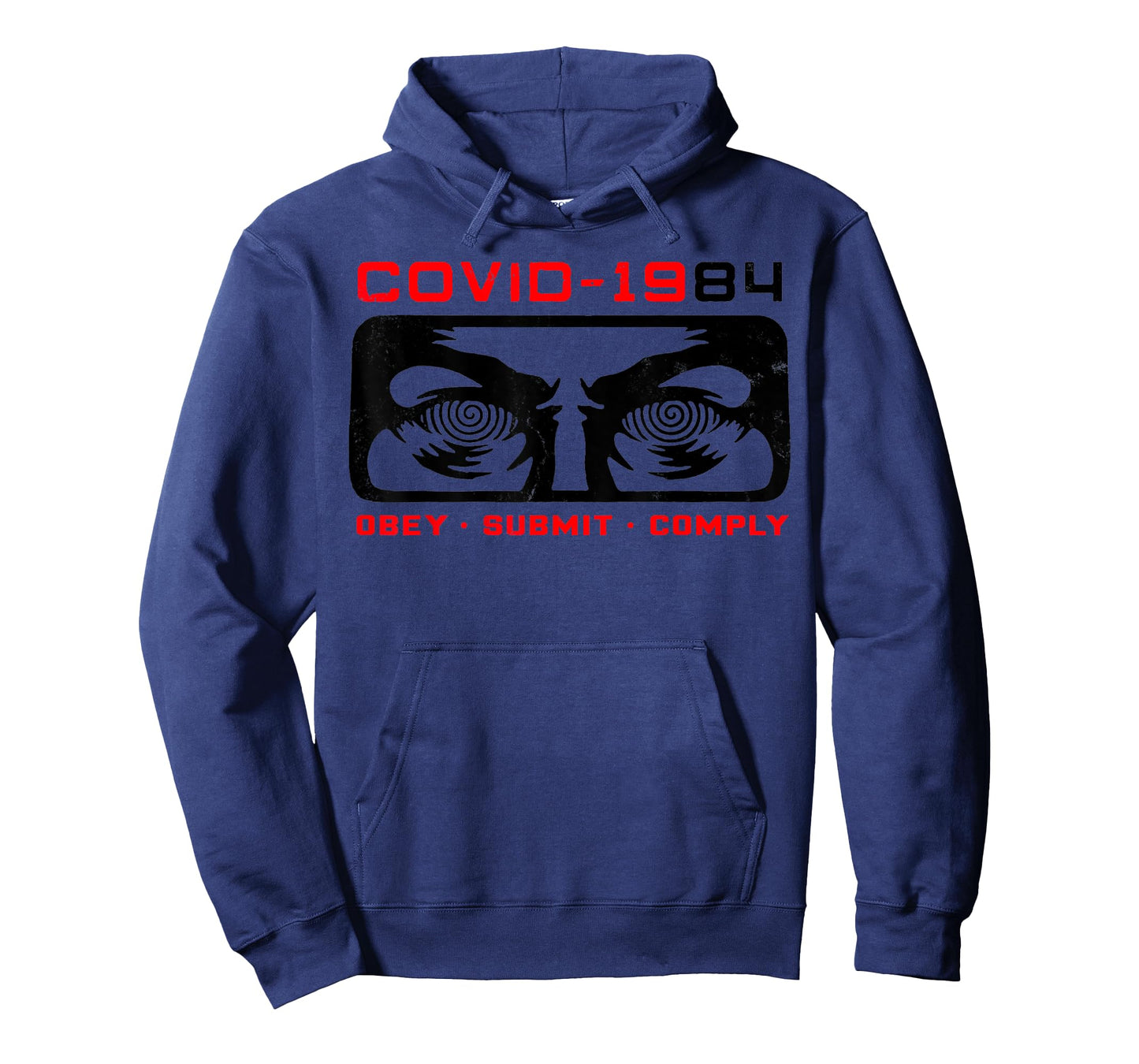 Funny Covid 1984 Obey - Submit - Comply Retro Vintage T-Shirt