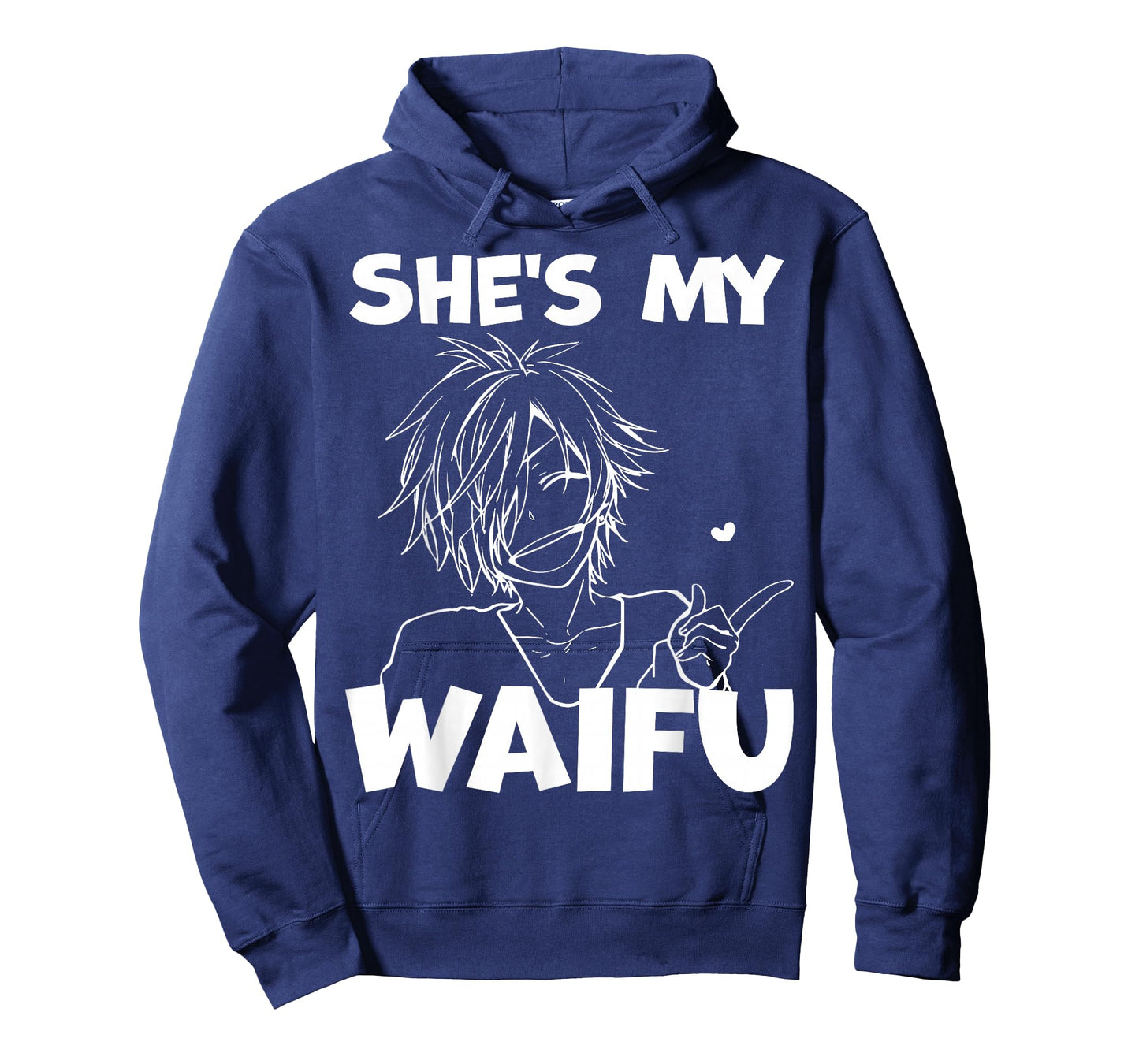 She's My Waifu Funny Anime Matching Couple Boyfriend Gift T-Shirt