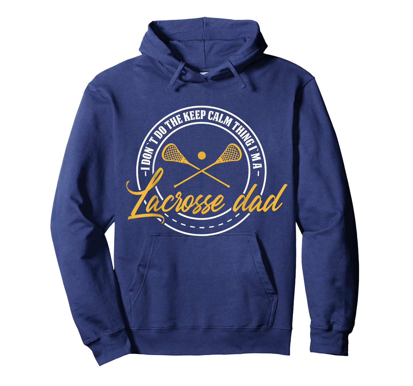 Lacrosse Player & Coach Dad Retro Lax Lover Papa Mens T-Shirt