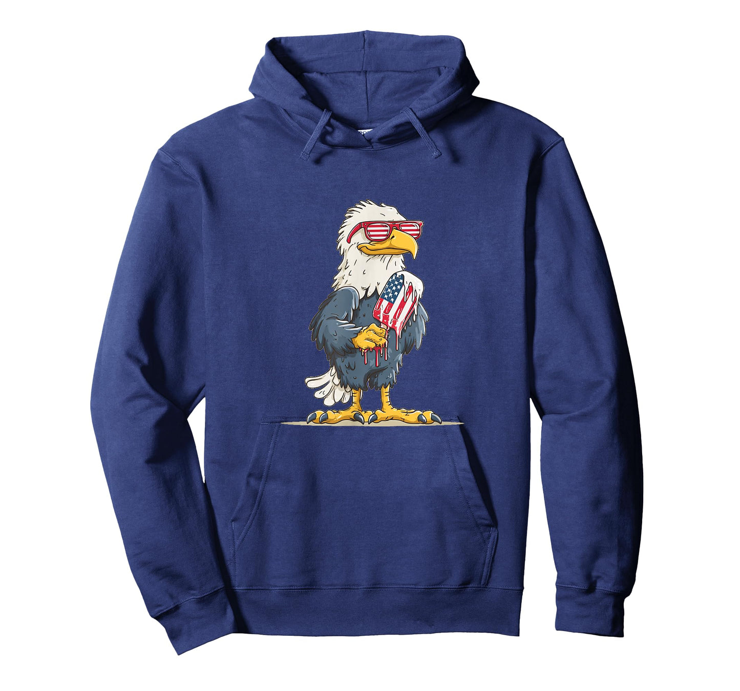 Vacation Eagle with Popsicle for Ice Cream Lovers T-Shirt