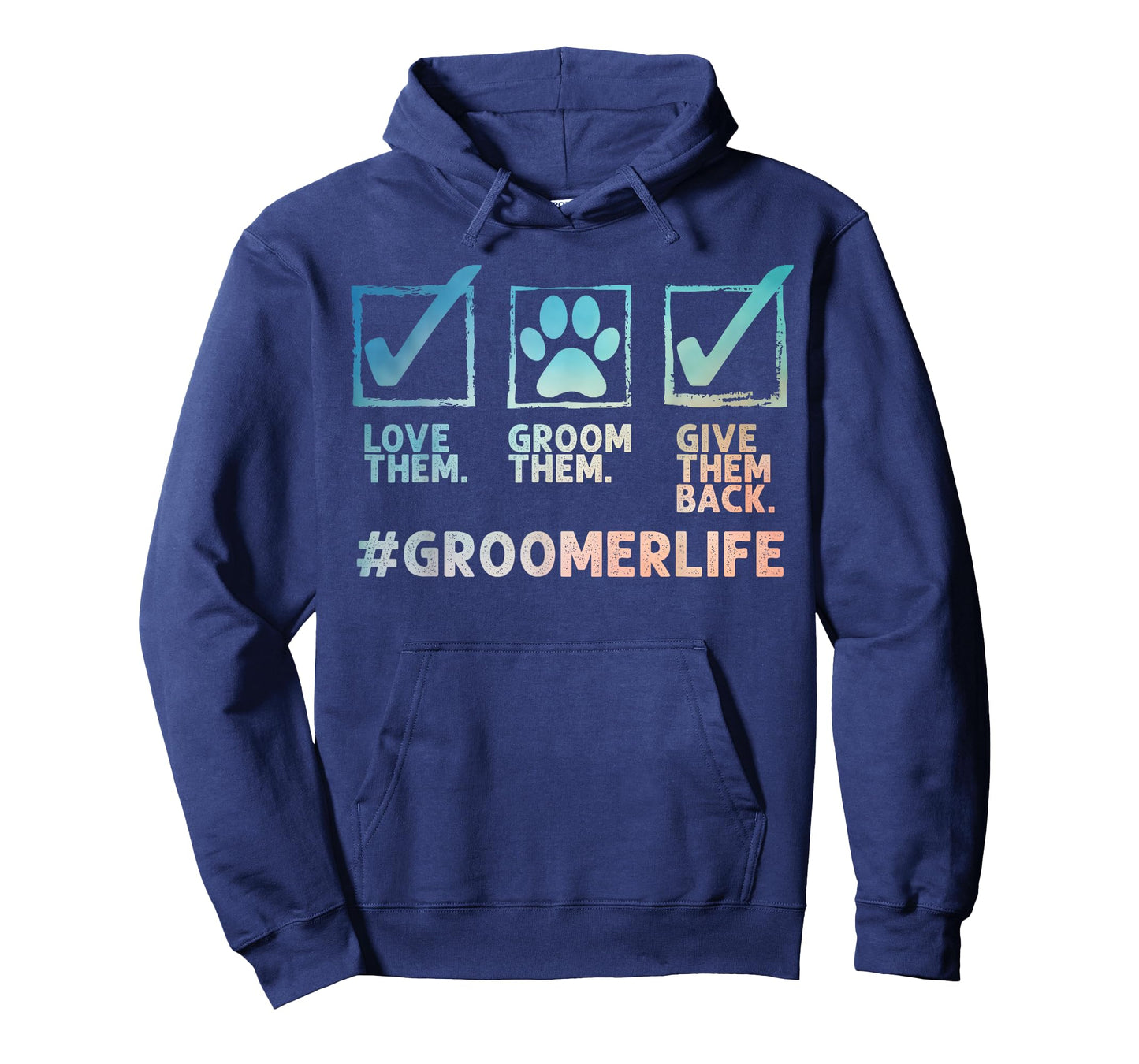 Cool Dog Groomer Art for Men Women Dog Grooming Pet Groomer T-Shirt