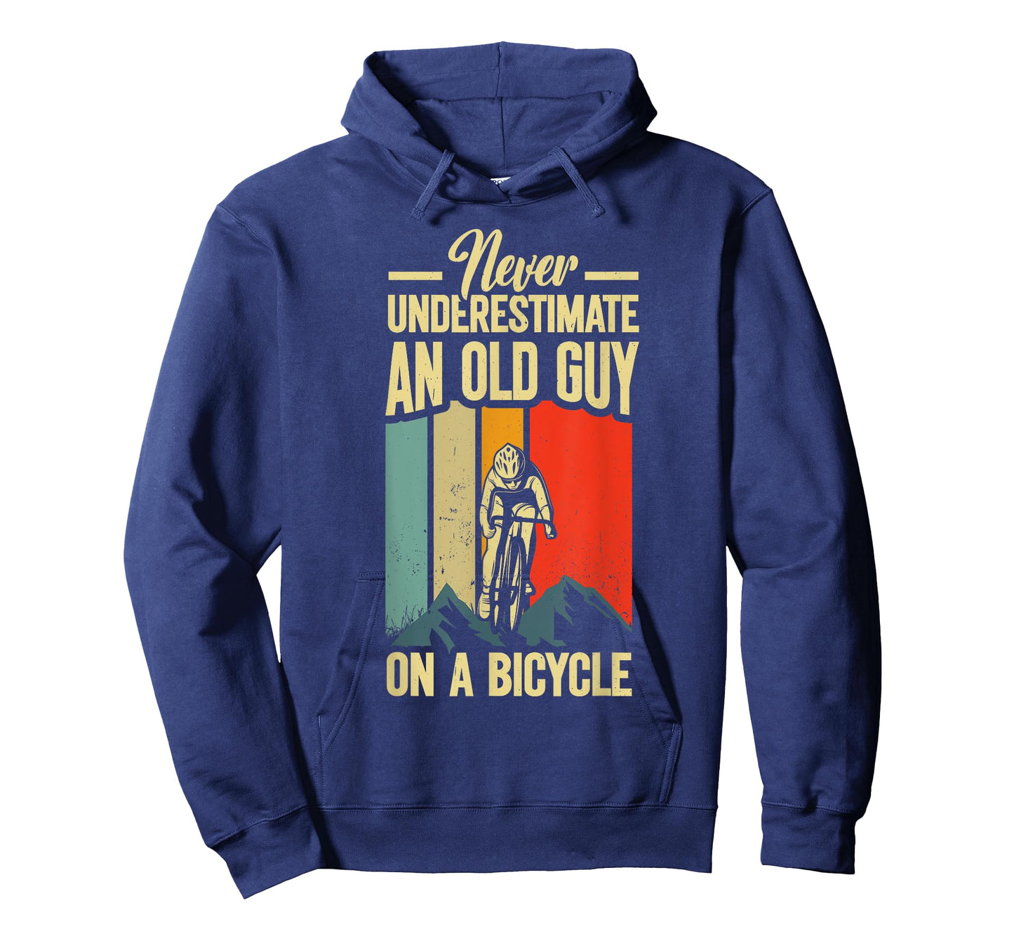 Cool Cycling Art For Men Grandpa Bicycle Riding Cycle Racing T-Shirt