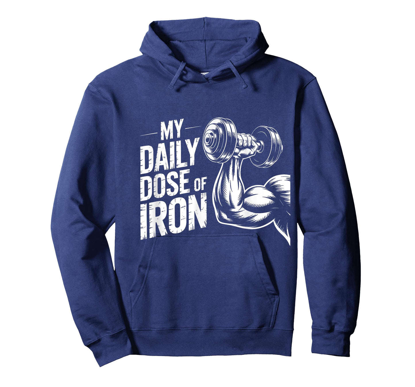 Daily Dose of Iron Funny Weightlifting Gym Workout T-Shirt