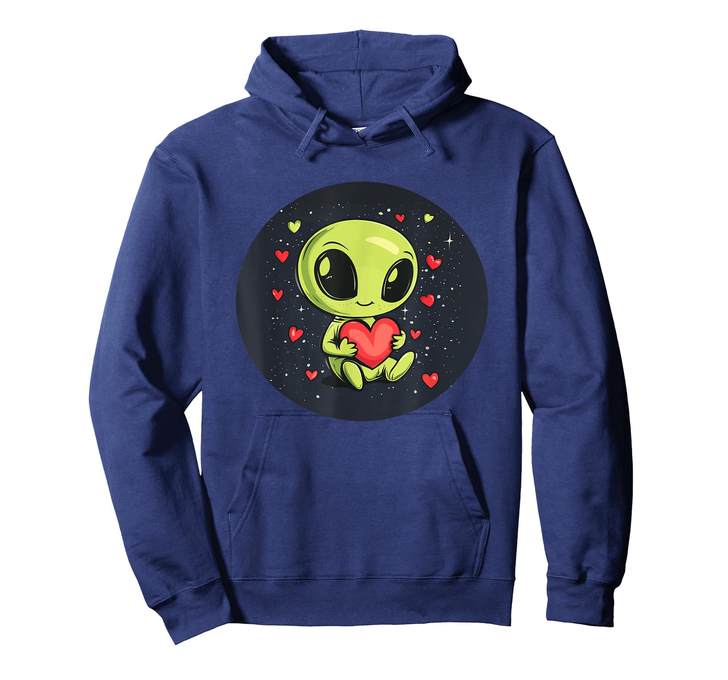 Happy Valentine's Alien for a Space and Casual Look T-Shirt
