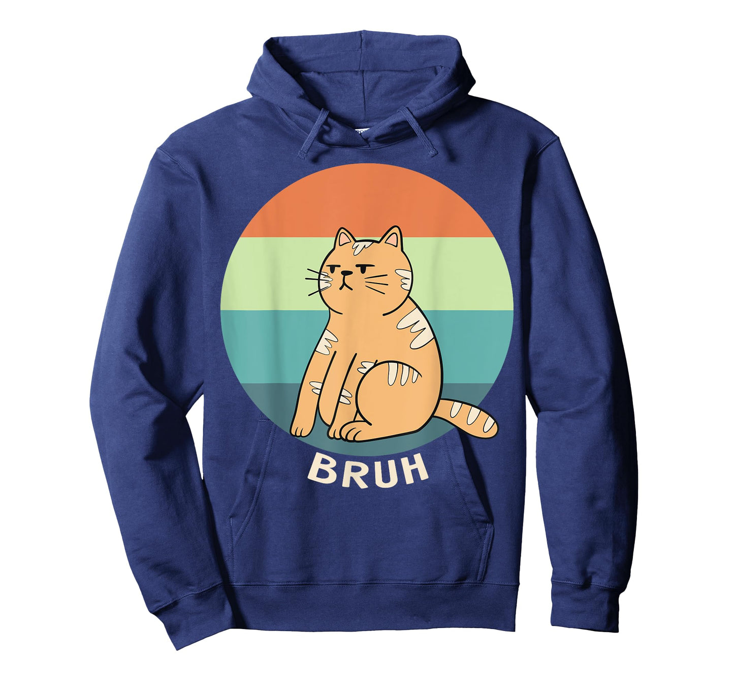 Retro Cat Bruh Meme, Sarcastic Humor T-Shirt