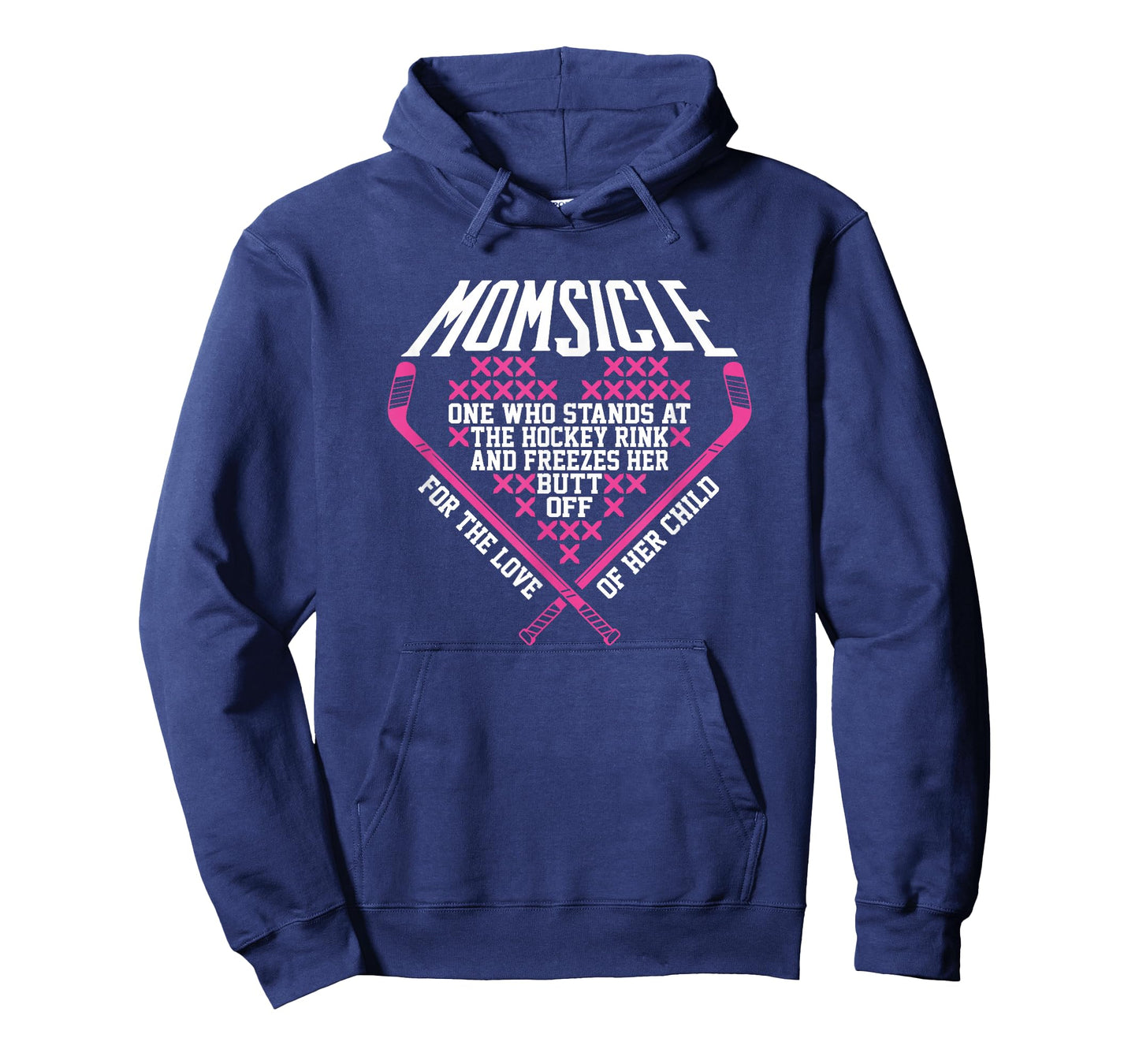 Funny Hockey Mom Shirts Momsicle T-Shirt