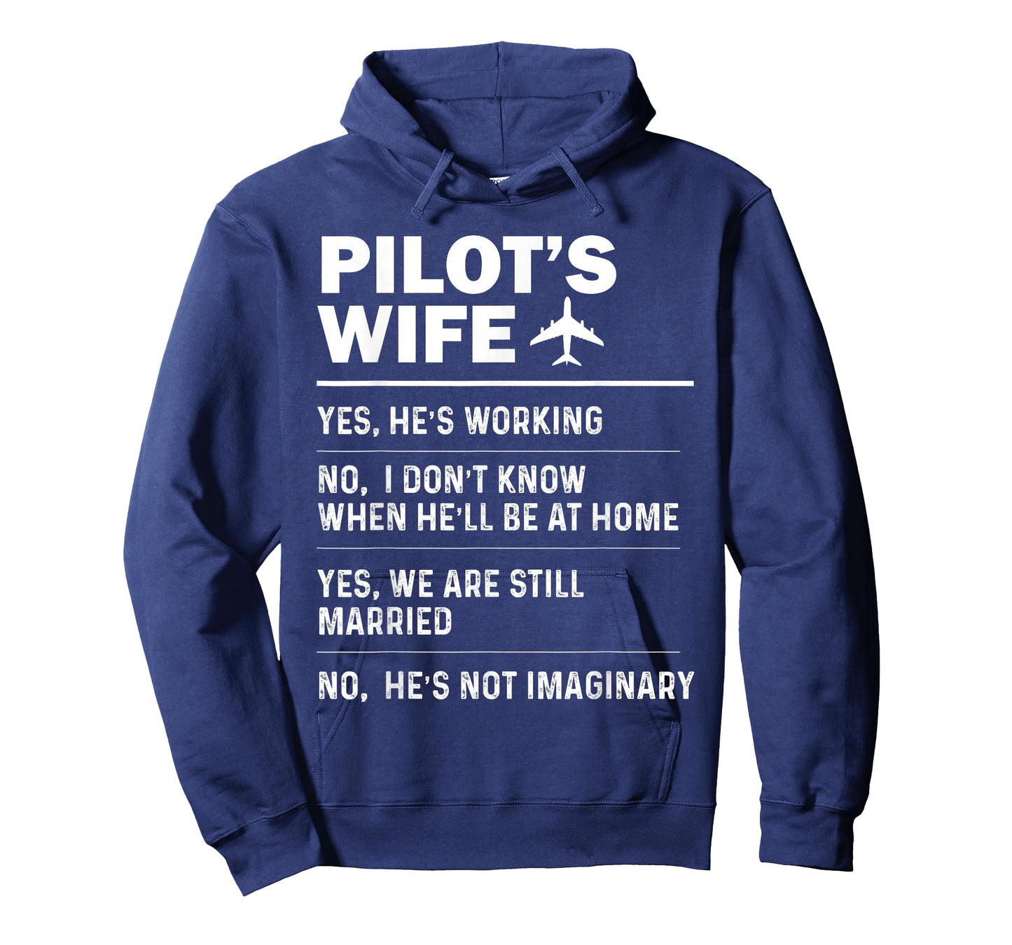 Pilot's Wife Funny Aviation Airline Pilot Husband Aviator T-Shirt