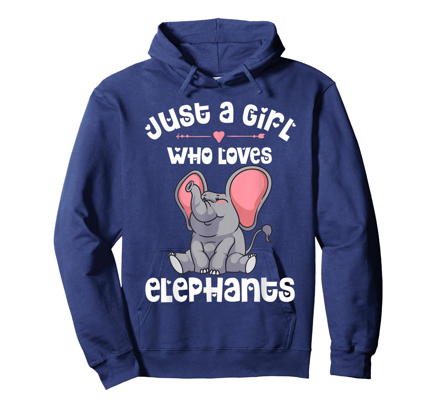 Funny Just A Girl Who Loves Elephants Gift For Kids Women T-Shirt