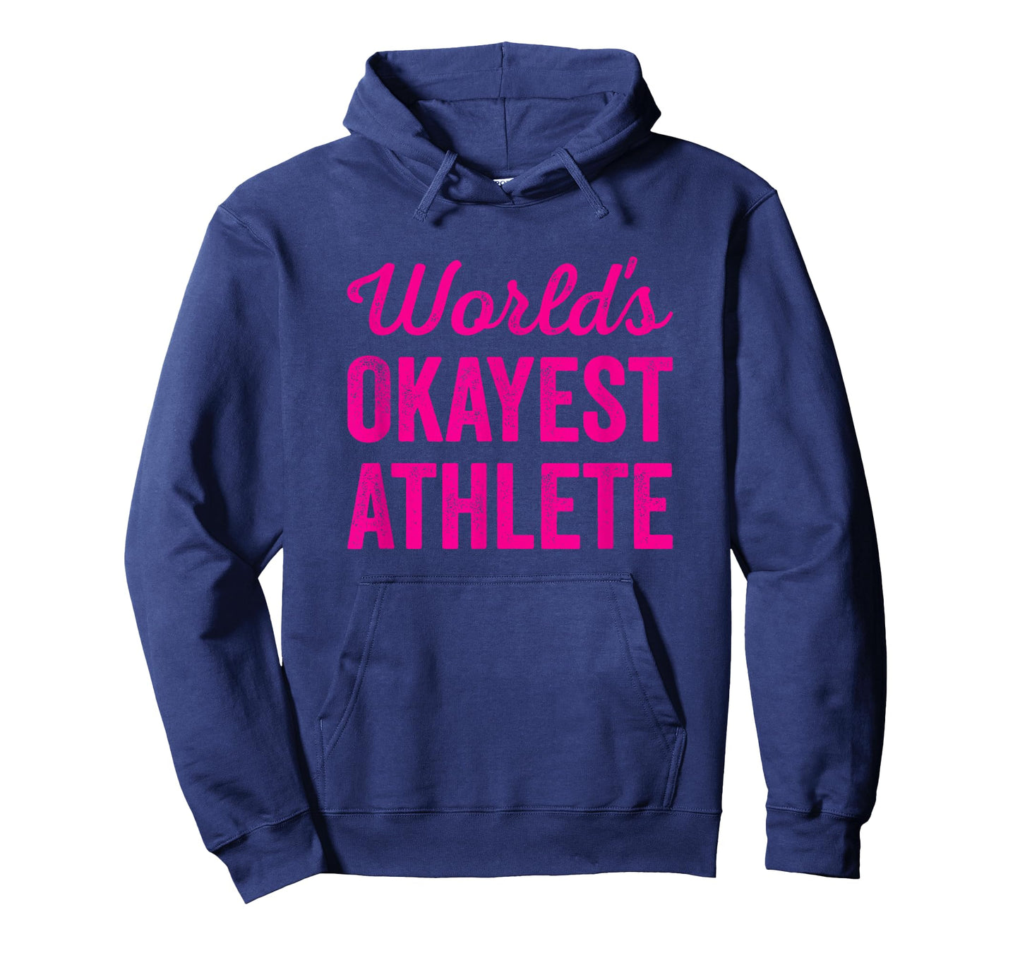 Worlds Okayest Athlete Funny Sarcastic Best Runner Player T-Shirt