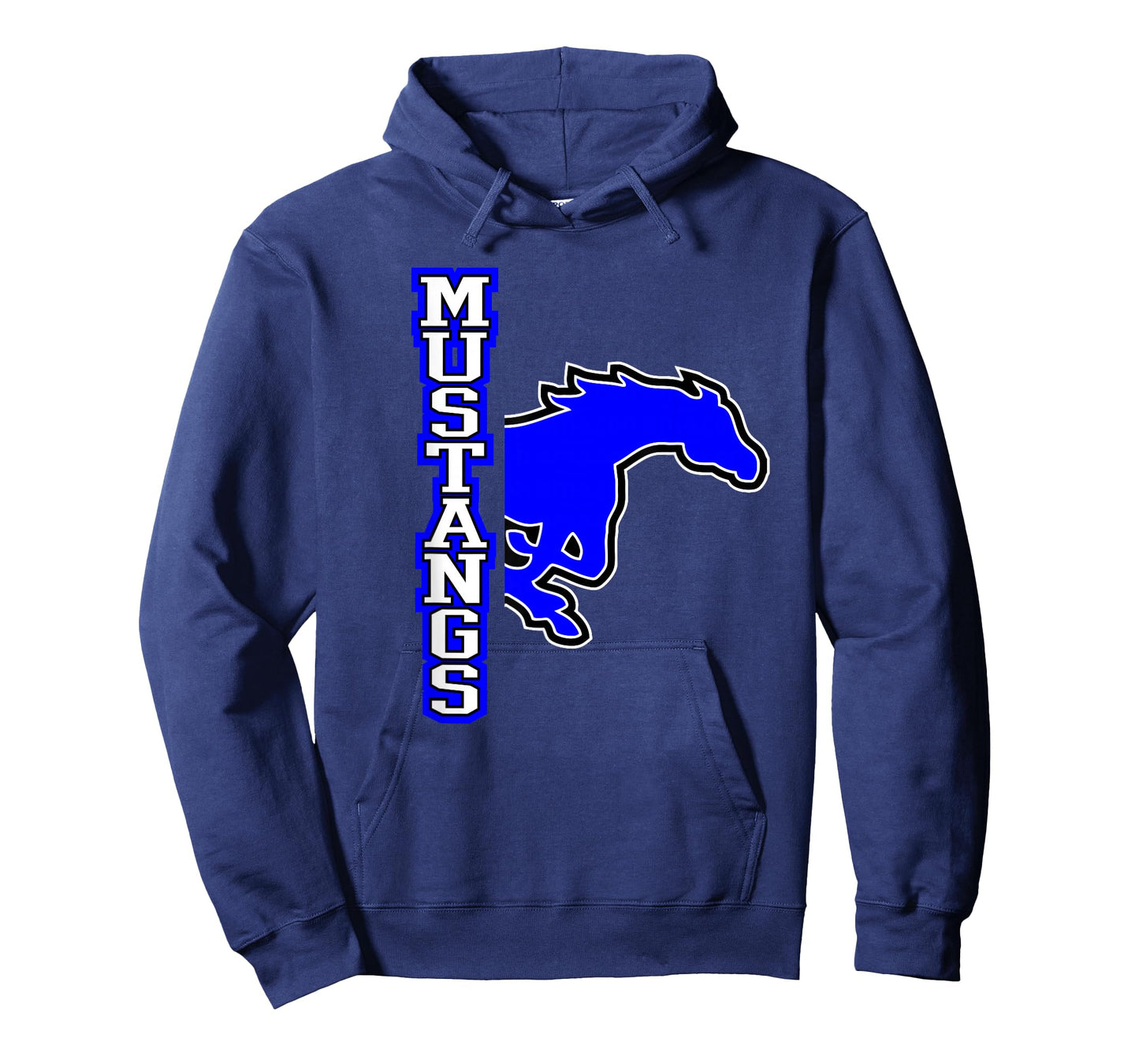 Blue Mustangs School Spirit Mustang T-Shirt