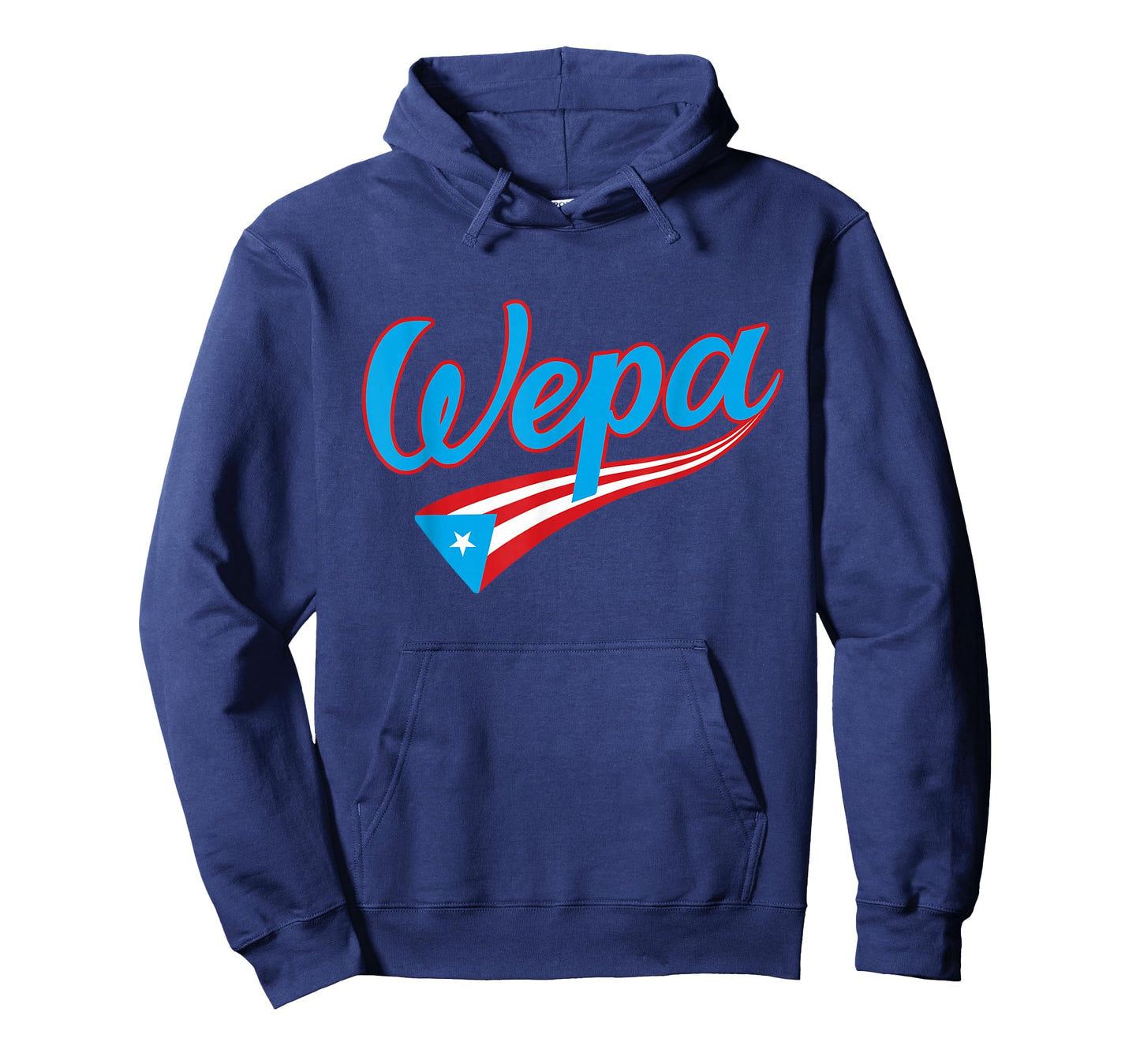 Wepa Bandera Puerto Rico Flag Hand Lettering T-Shirt