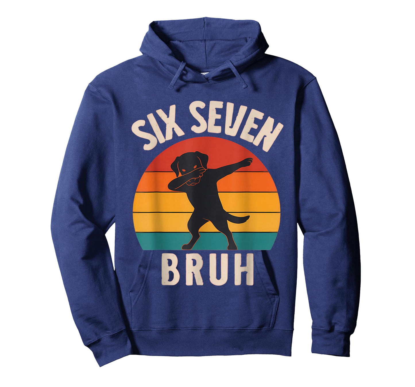 67 Meme 6 7 Dabbing Dog Six Seven Bruh Funny Retro Boys Kids T-Shirt