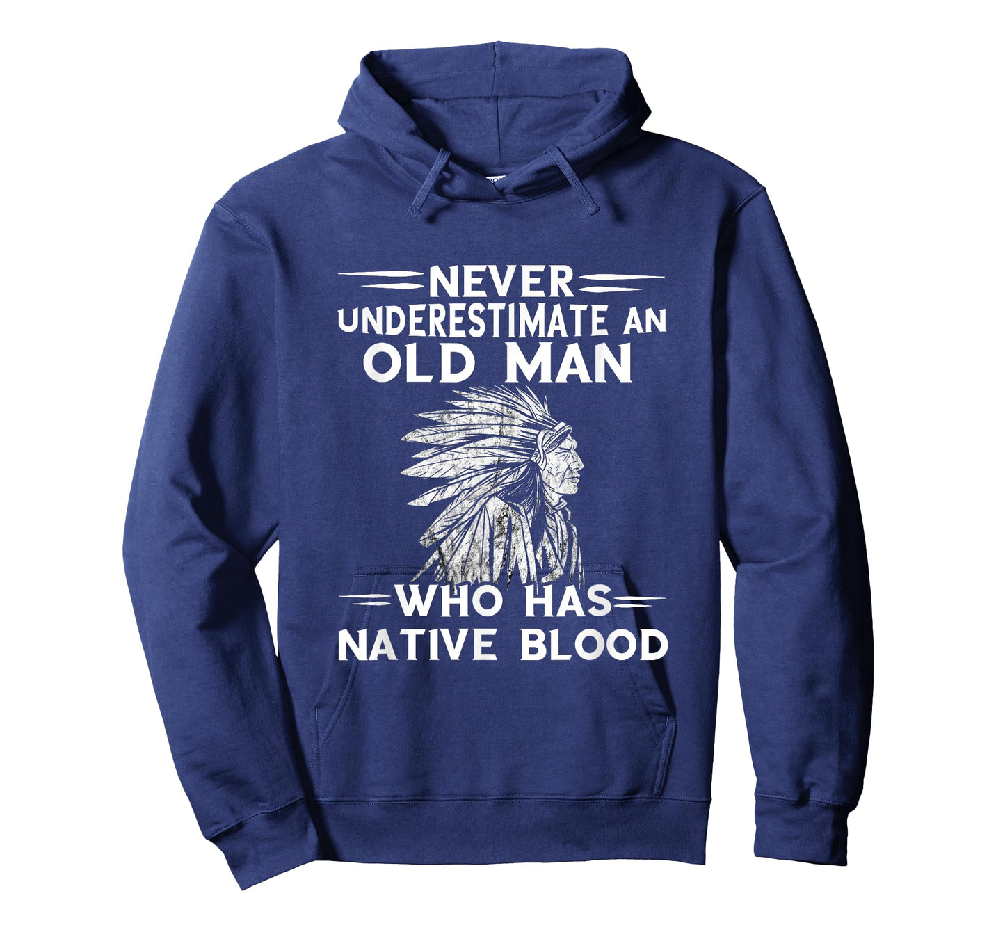 Native American Never Underestimate An Old Man Indian Chief T-Shirt