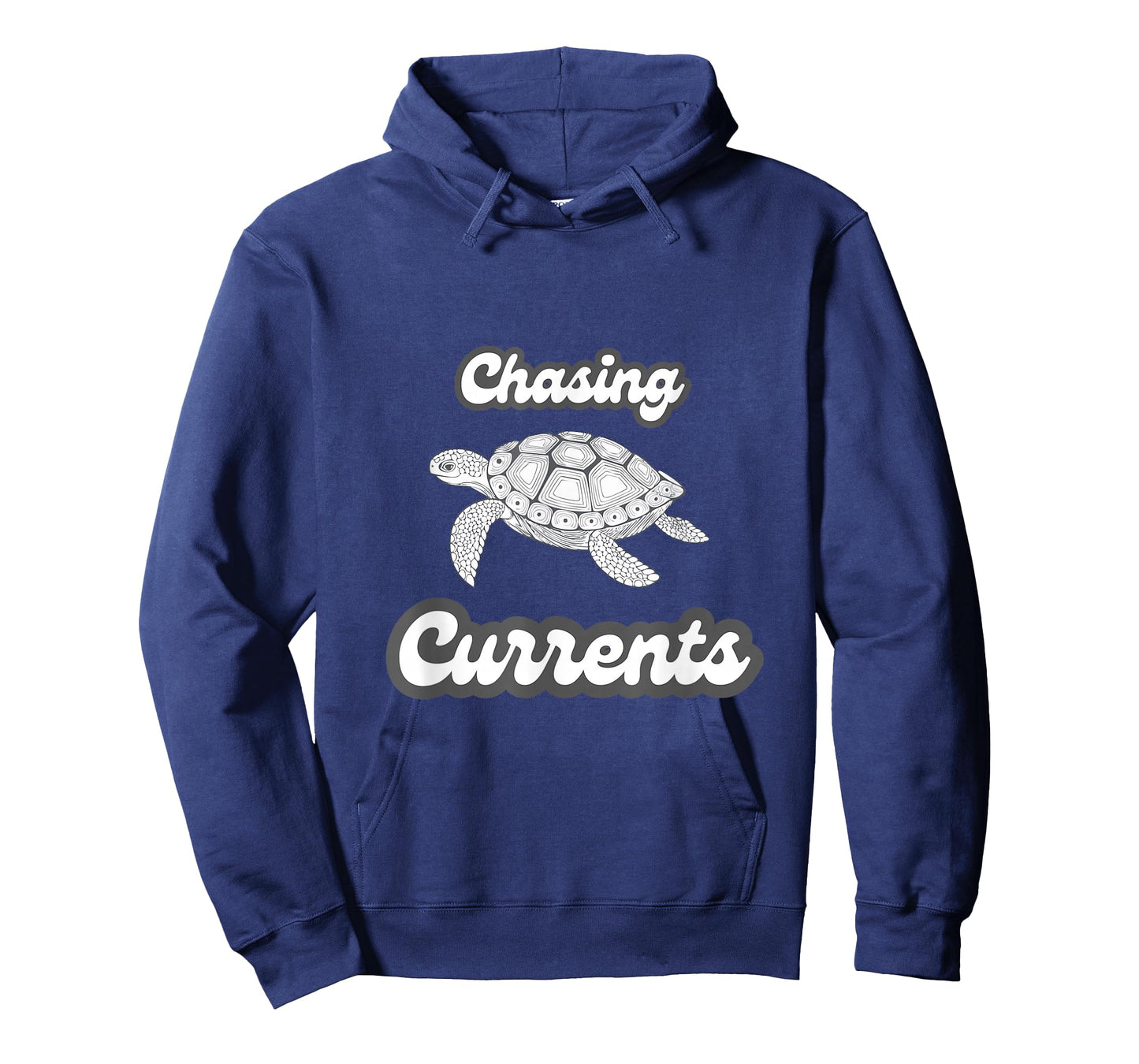 Chasing Currents Sea Turtle Ocean Diving Design T-Shirt