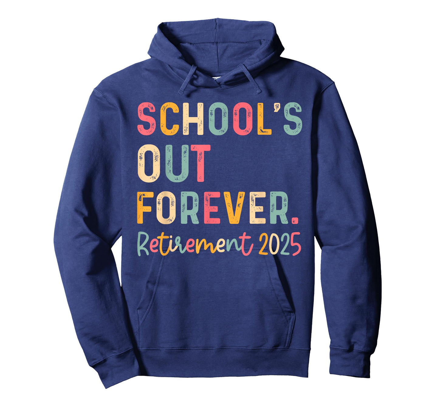 Vintage School's Out Forever Retirement 2025 Teachers T-Shirt