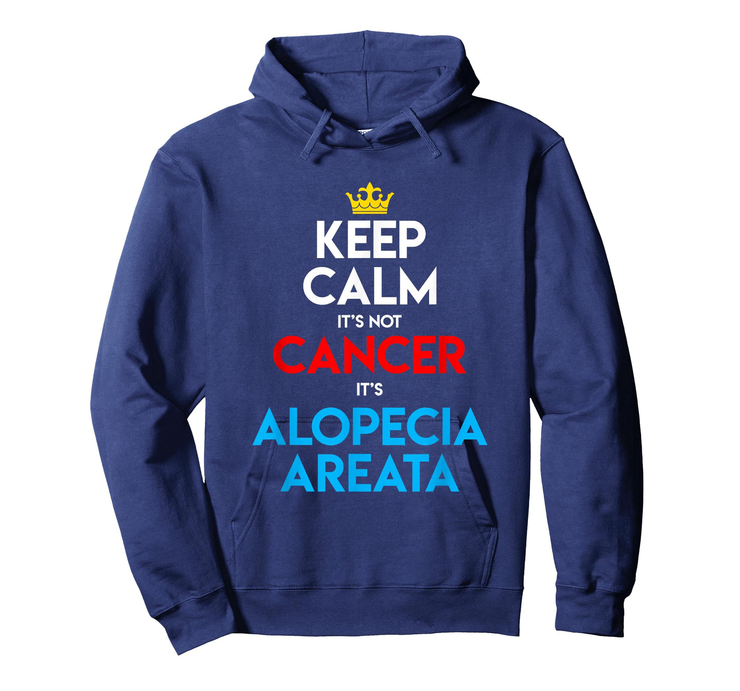 Alopecia Areata Awareness Hair Loss Bald Keep Calm T-Shirt