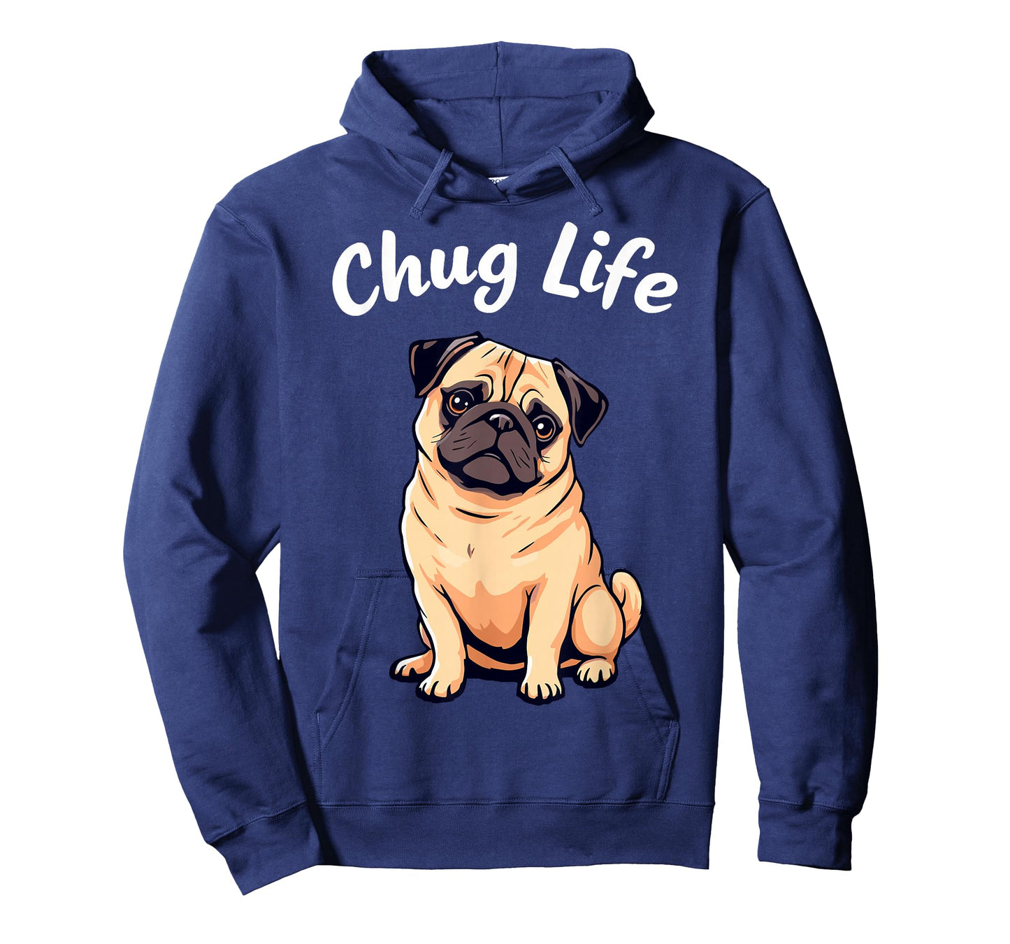 Chug Life Cute Pug Puppy Dogs Parents Funny Pug Joke T-Shirt