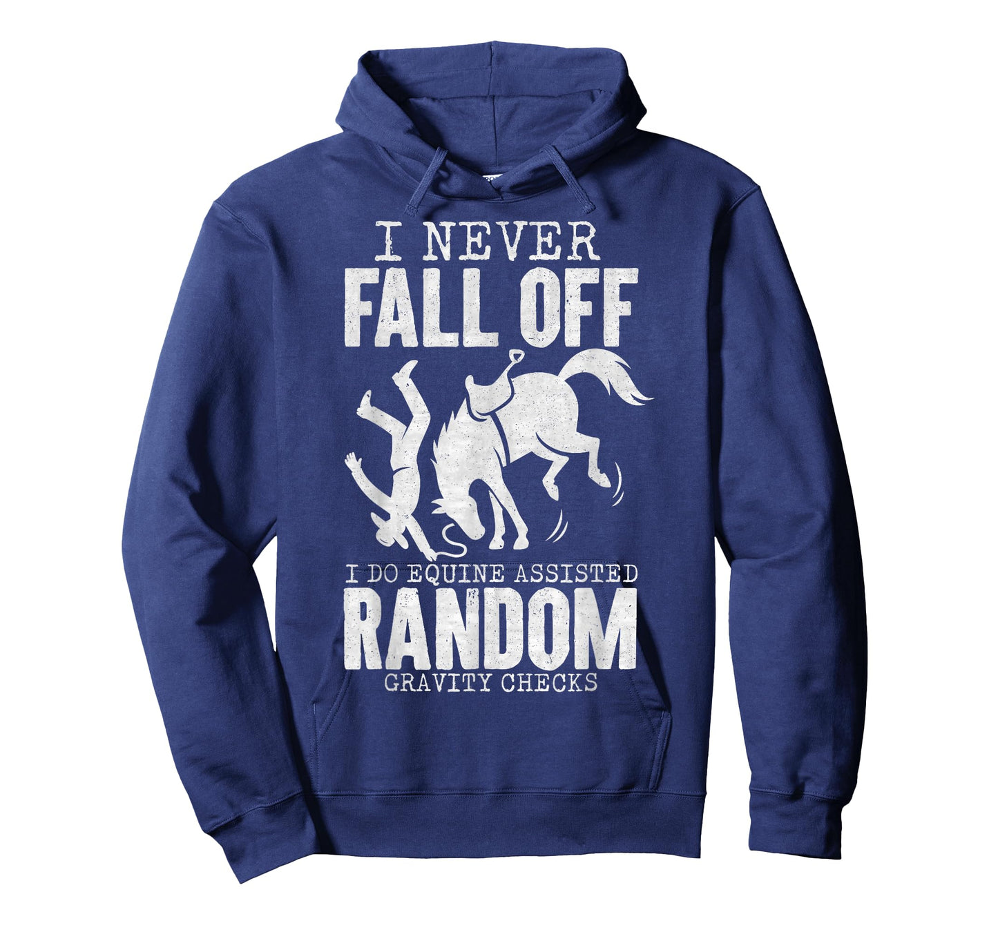 I Never Fall Off Horse Funny Horseback Riding Equestrian T-Shirt