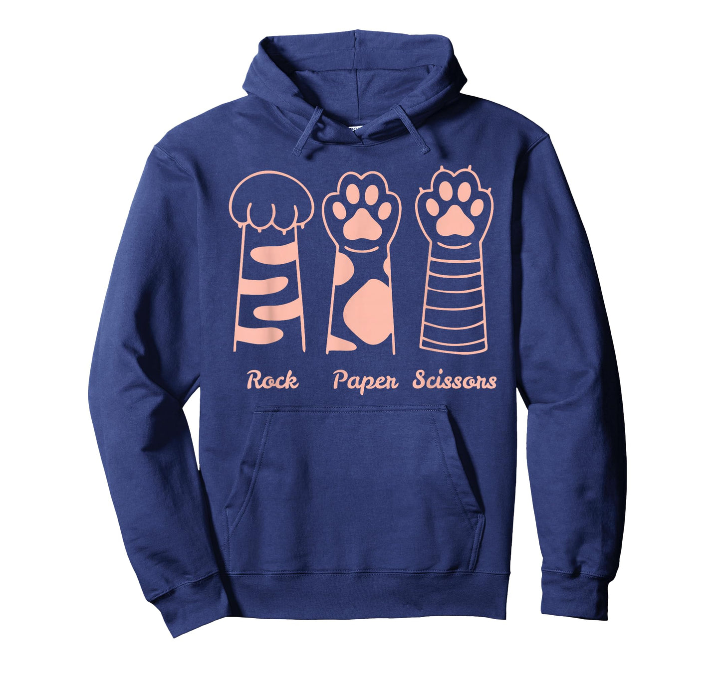 Funny Cat Paw Rock Paper Scissors T-Shirt