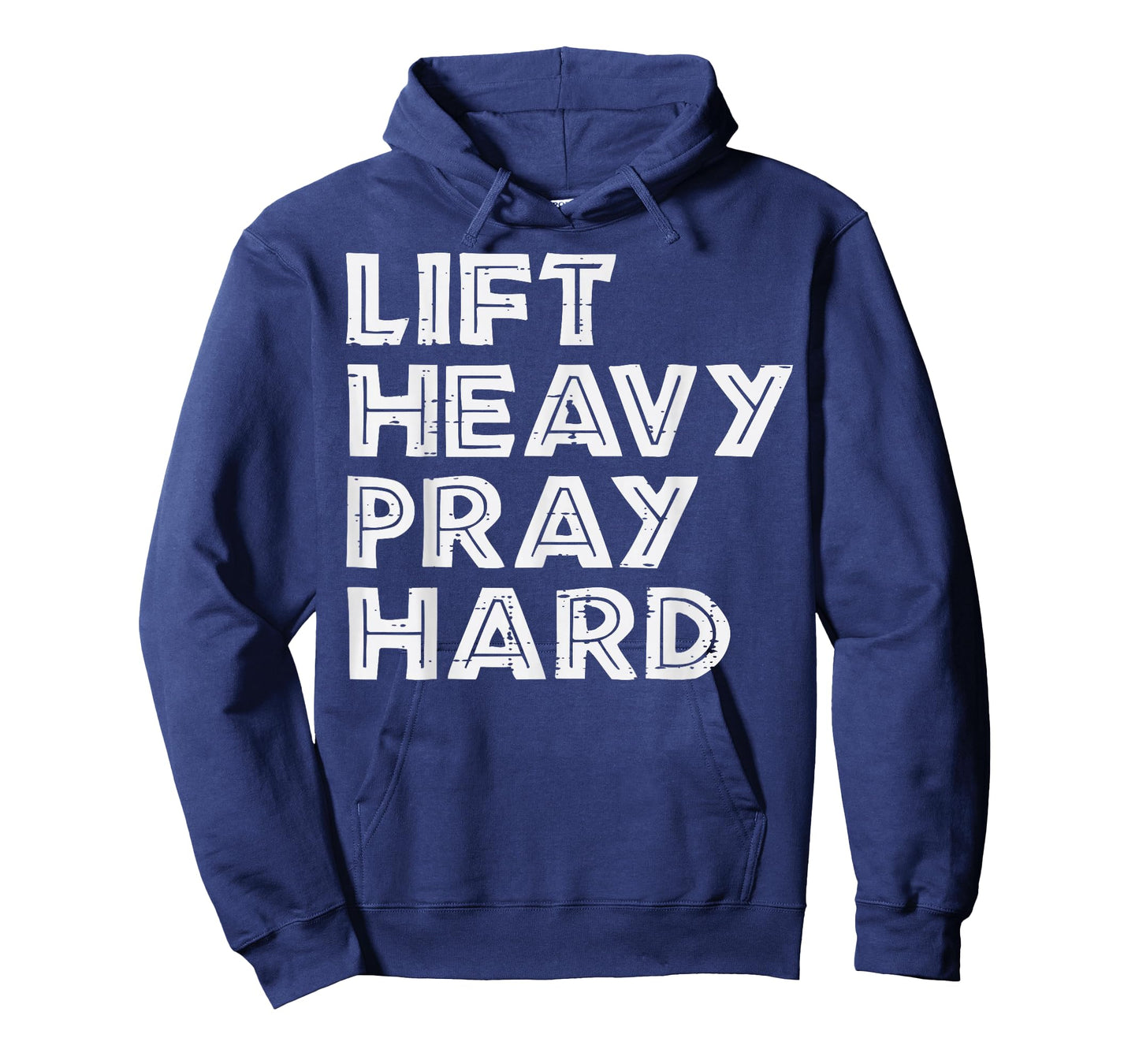 Workout Lift Heavy Pray Hard Gym Fitness Christian Women Men T-Shirt
