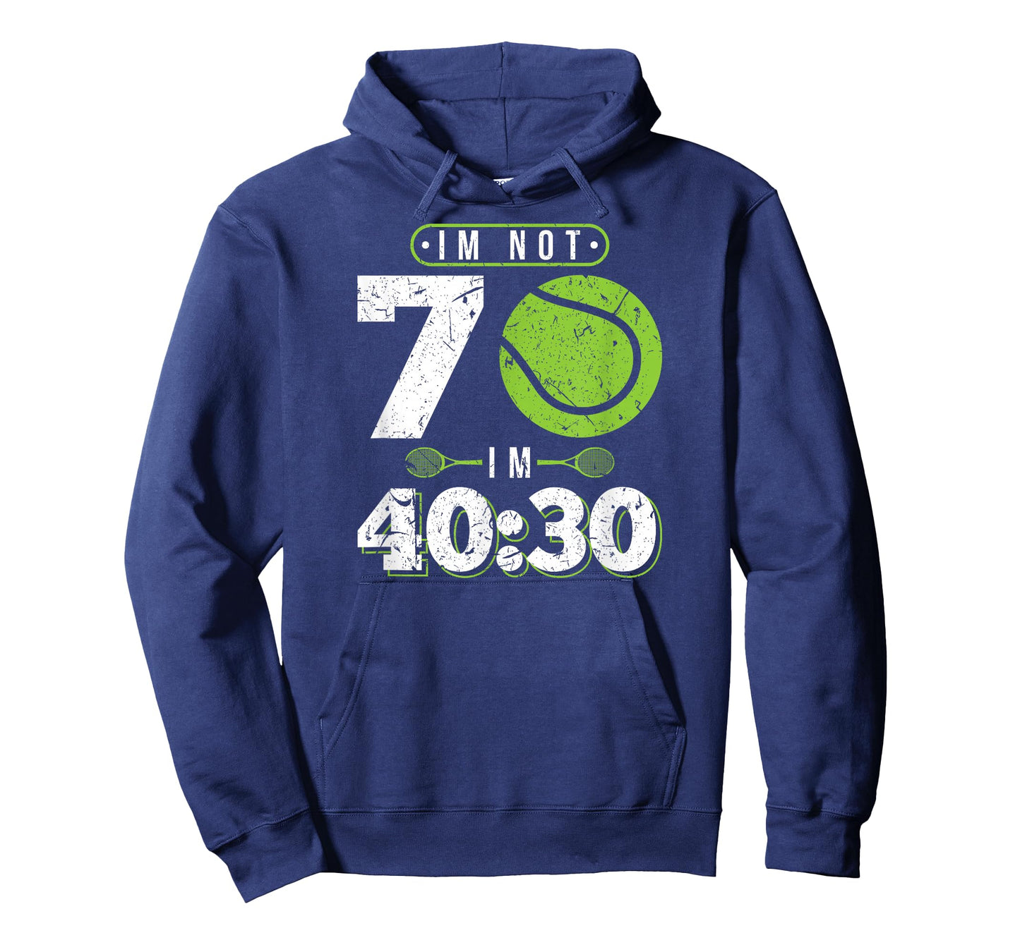 Im Not 70 Years Old Funny Tennis 70th Birthday T-Shirt