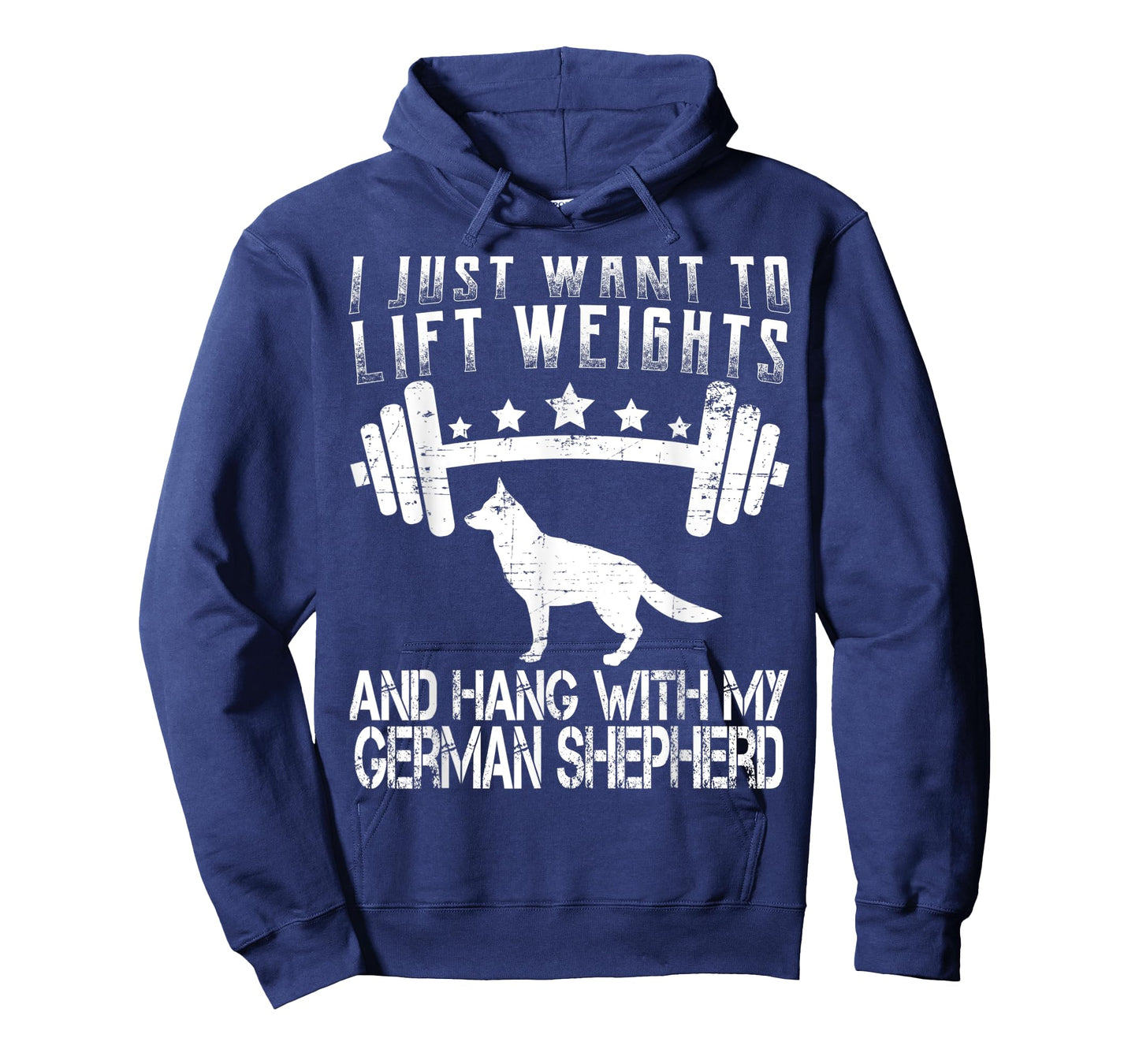 I Just Want To Lift Weights Fitness German Shepherd Dog T-Shirt