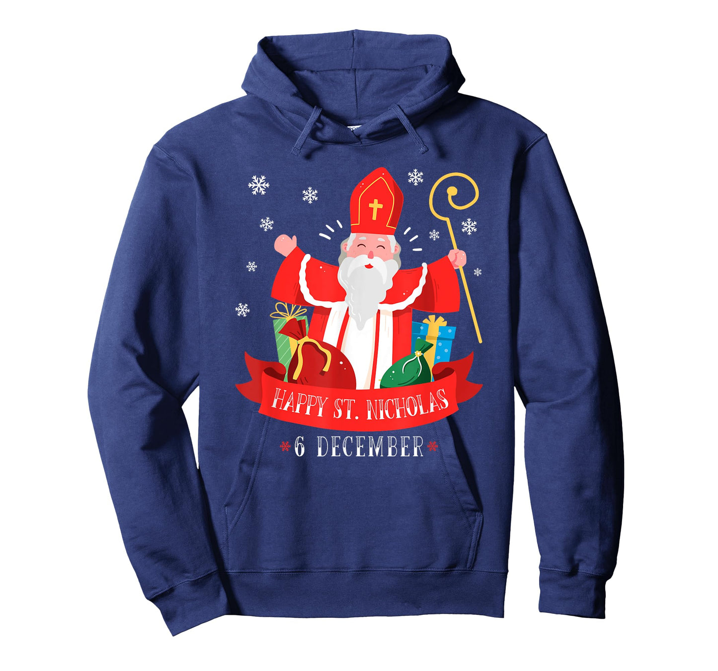 The Best Christmas Designs Happy St. Nicholas December 6th Feast Day Europe Celebration T-Shirt