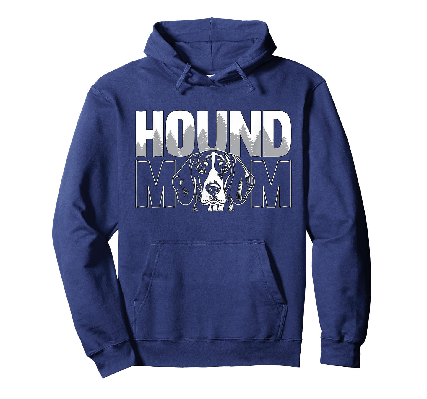 Hound Mom Loves Treeing Walker Bluetick Dog Breed Coonhound Men Women T-Shirt