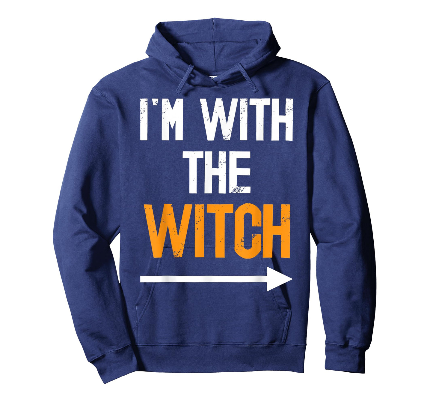 I’m With The Witch Halloween Couples Costume Autumn Party T-Shirt