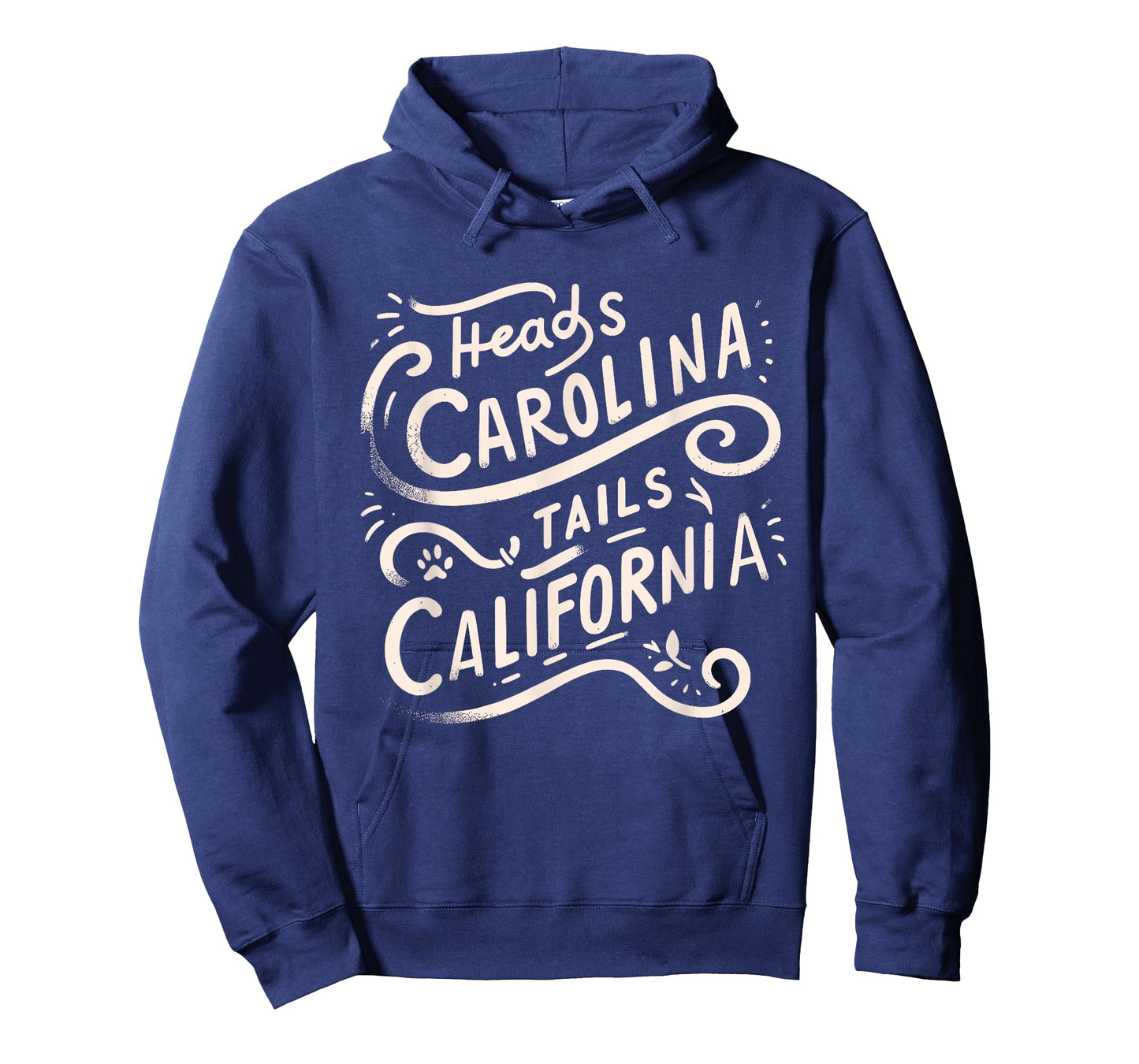 Heads Carolina Tail California Retro Vintage T-Shirt