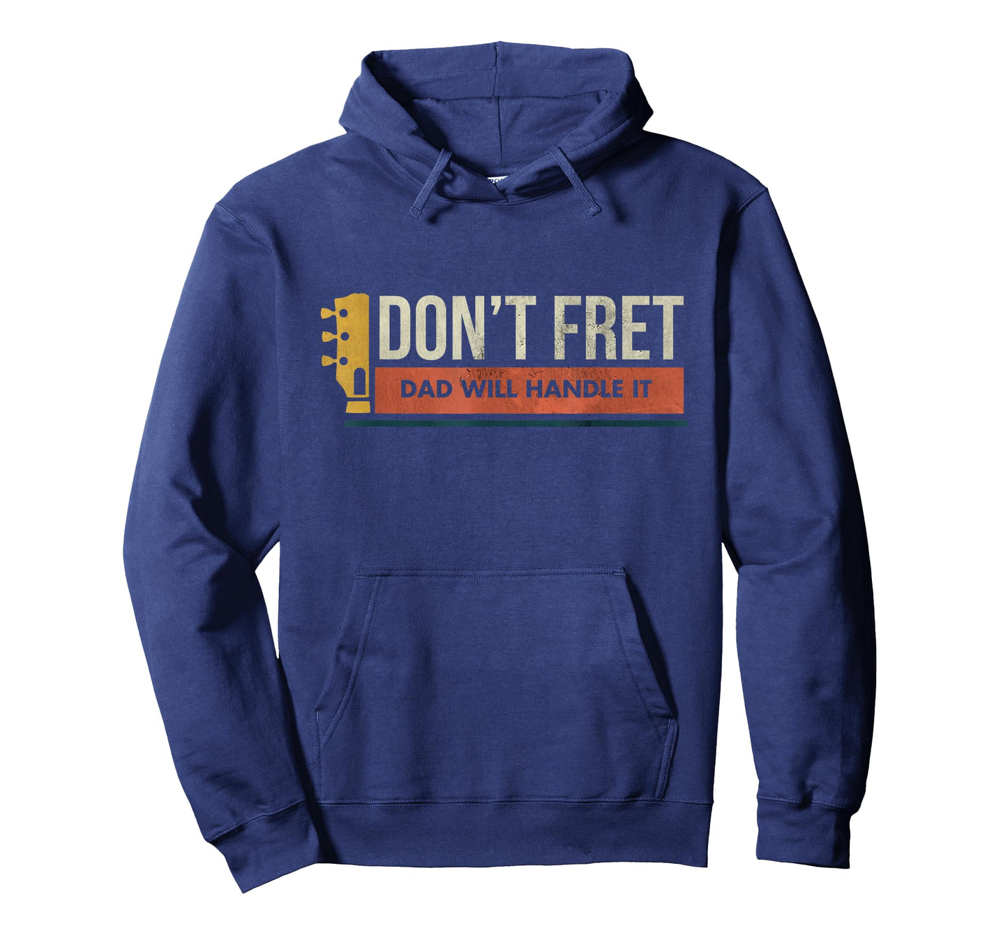 Vintage Guitar Birthday Gift - Don't Fret - Bad Dad Joke T-Shirt
