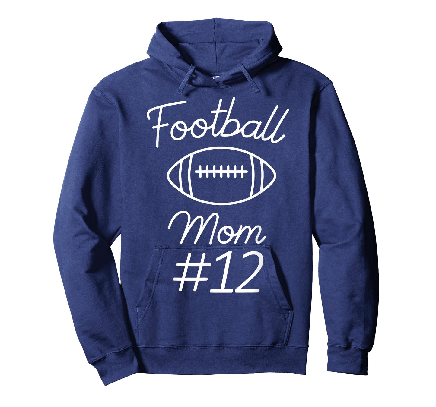 Football Mom Number 12 Biggest Fan Woman Team Game My Son T-Shirt