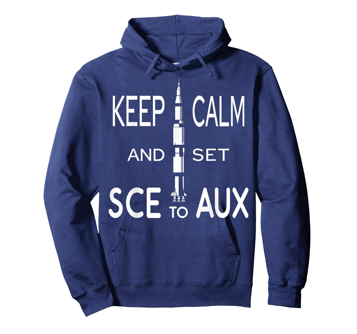 Keep Calm and set SCE to AUX with Saturn for Rocket Science T-Shirt