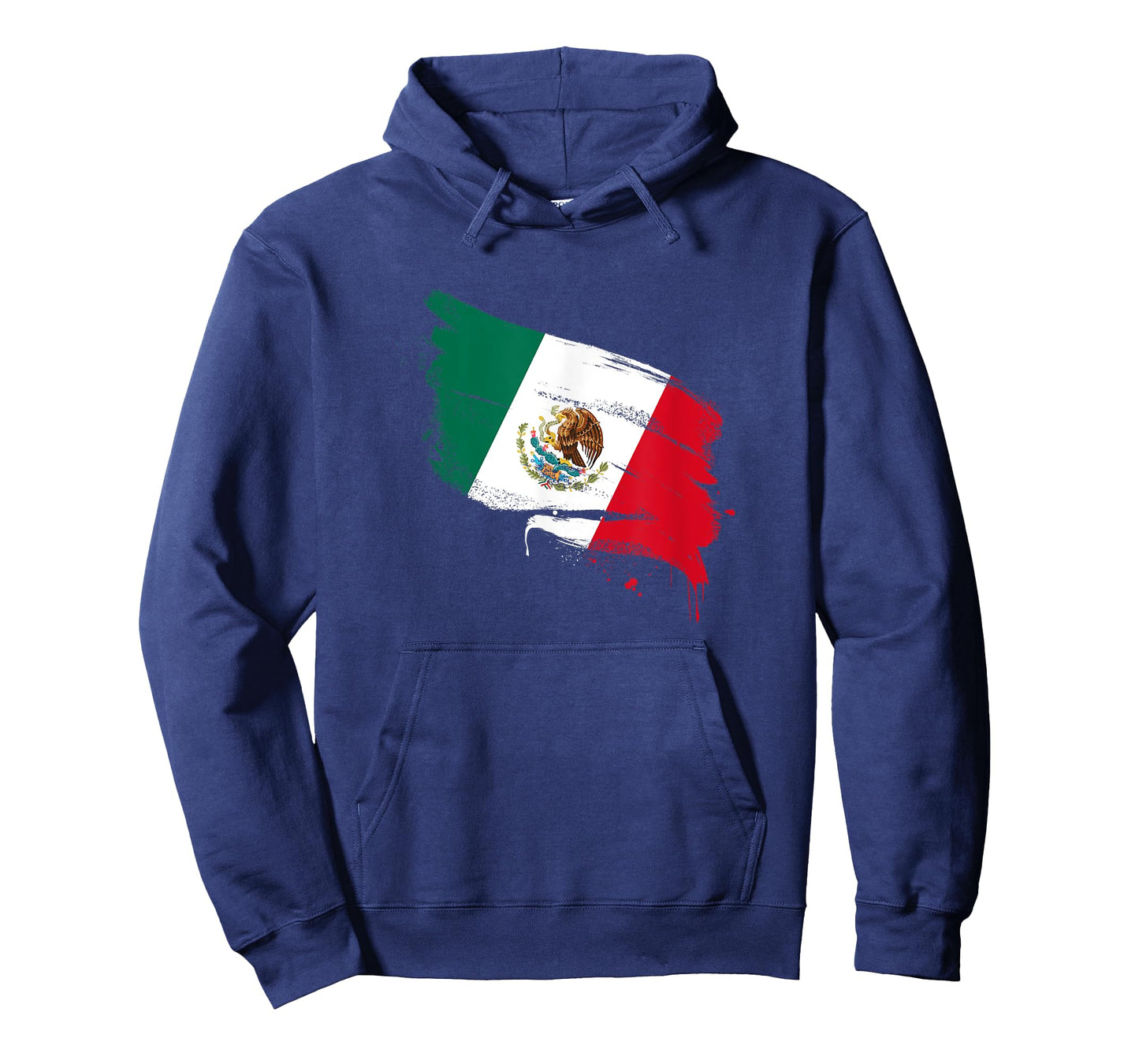 Mexico MX Mexican Heritage Flag Paint Stroke T-Shirt