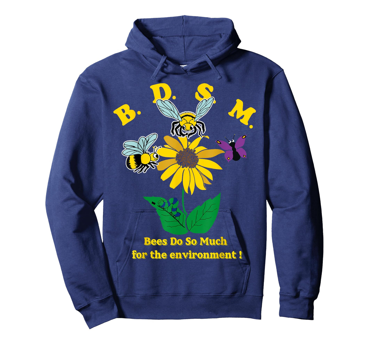 BDSM Bees Do So Much For The Environment Vintage Bee Flower T-Shirt