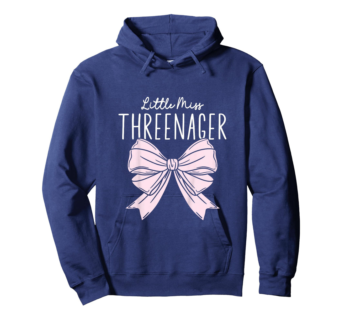 Little Miss Threenager Coquette Bow Birthday 3 Years T-Shirt
