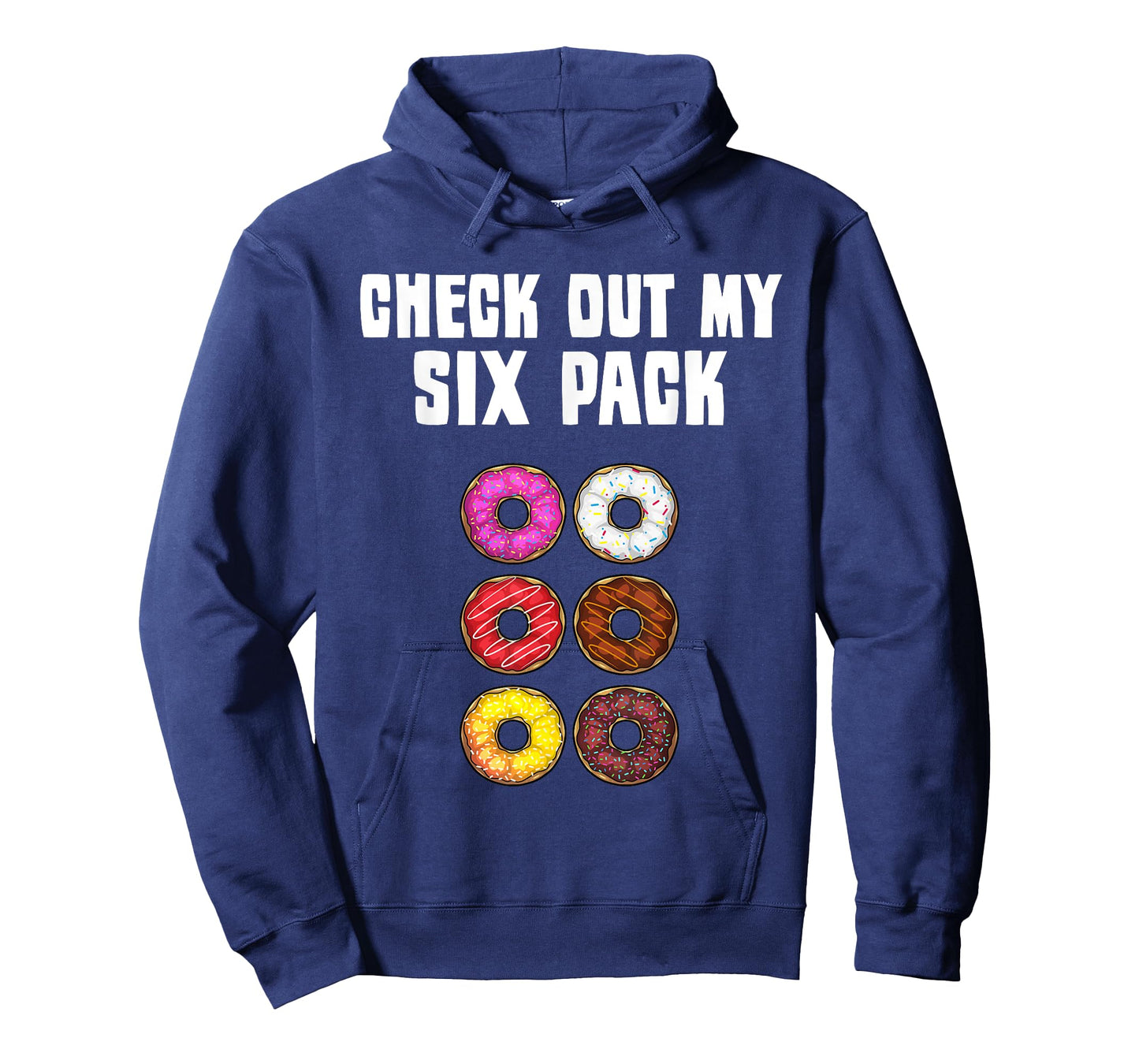 Funny Donut Designs For Kids Men Women Donut Gym Six Pack T-Shirt