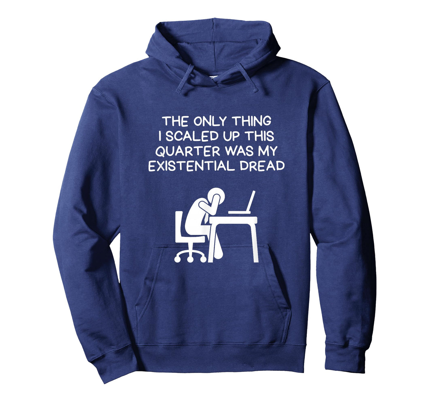 Scaled Up This Quarter Existential Dread Desk Scene T-Shirt